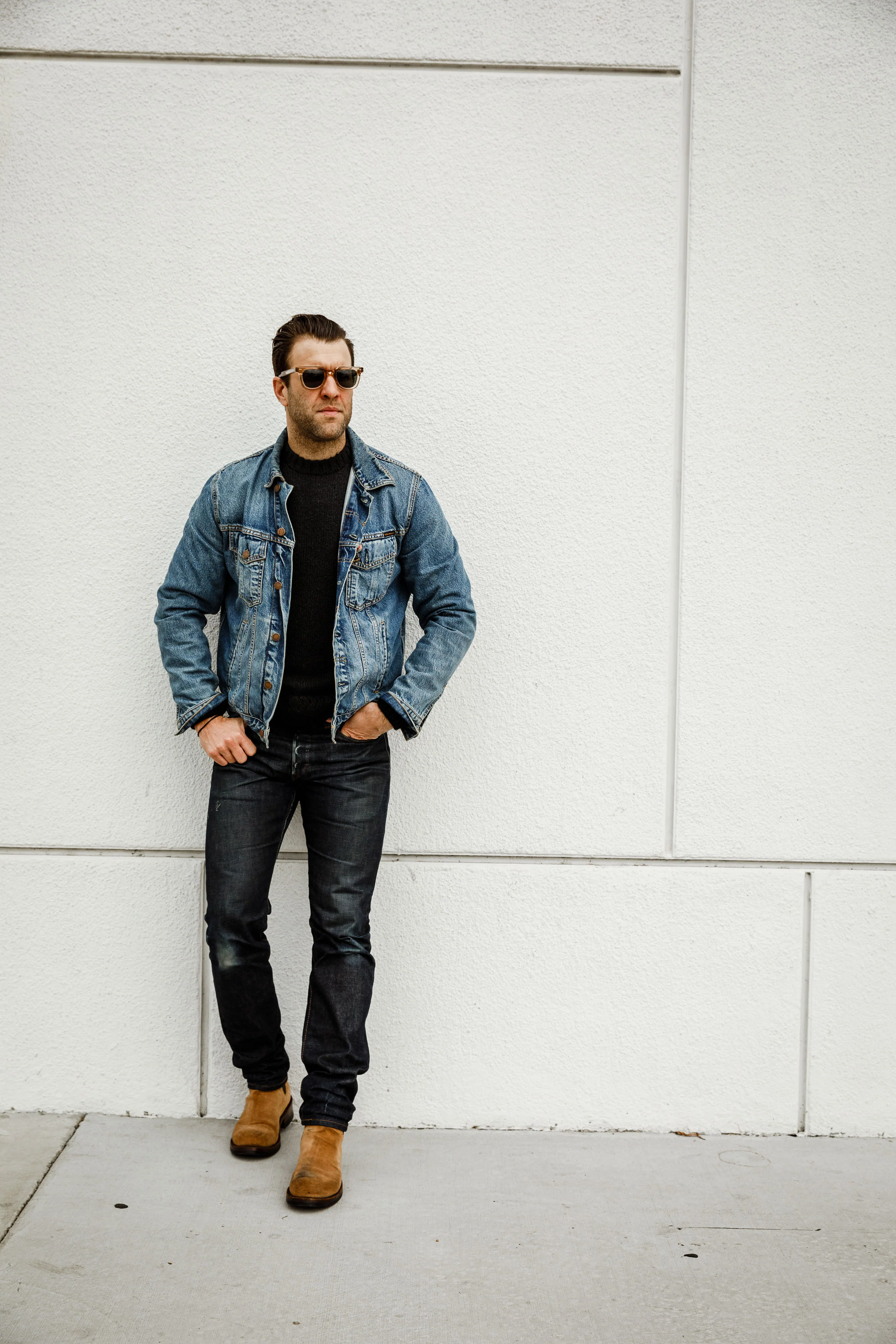 3sixteen - Alpaca Crewneck - Black - Image 4