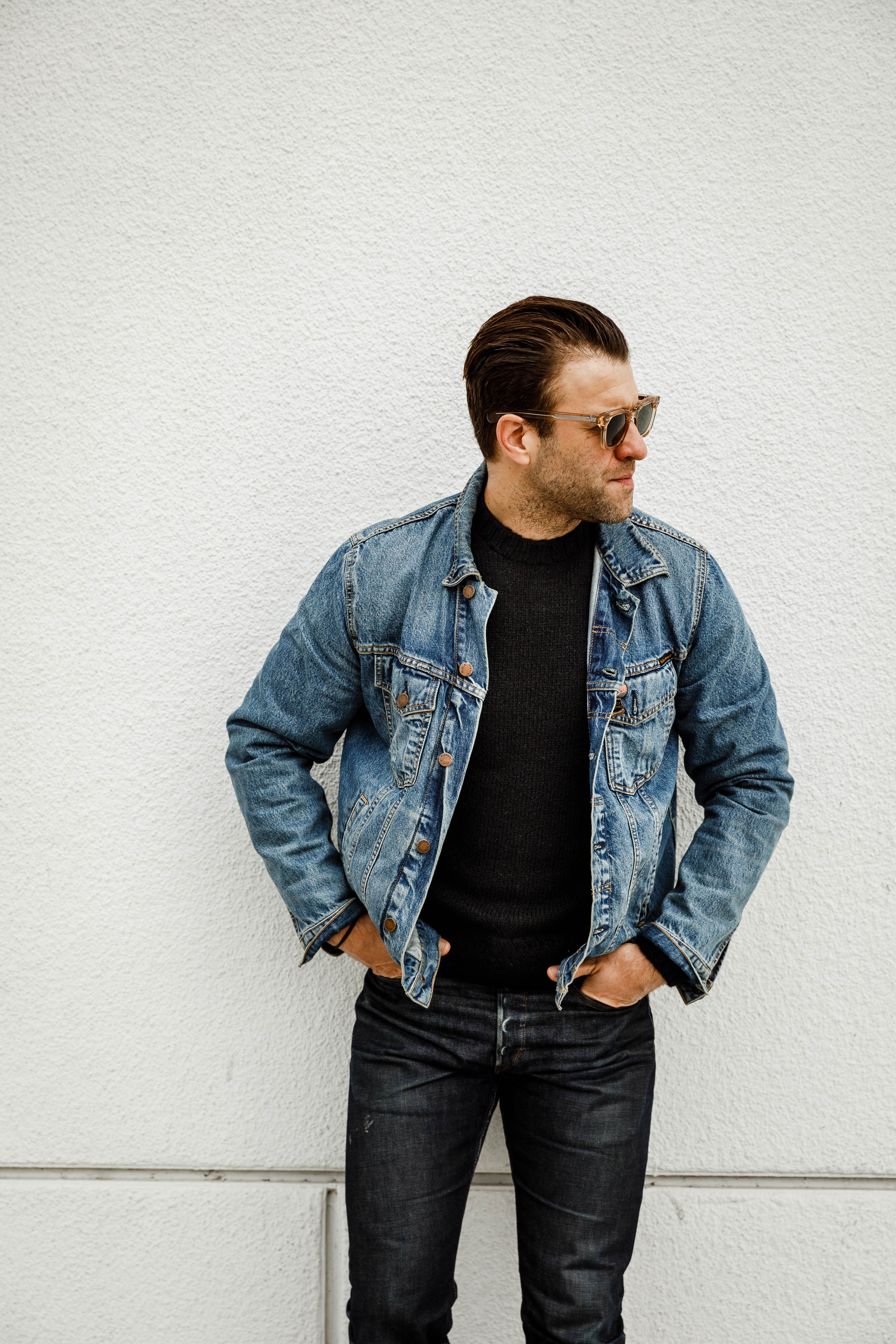 3sixteen - Alpaca Crewneck - Black - Image 5