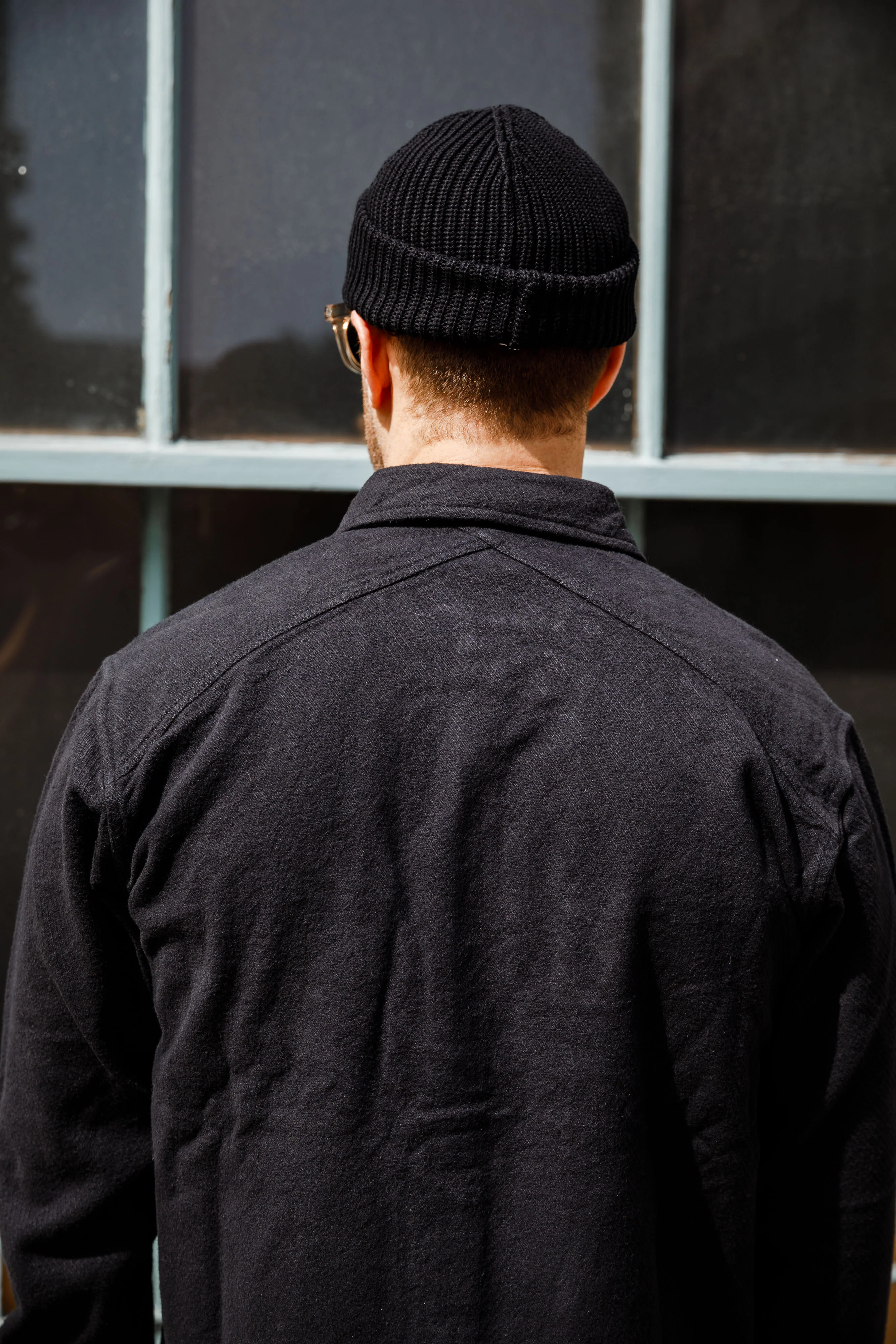 3sixteen - Crosscut Flannel - Black Cotton Twill - Image 5