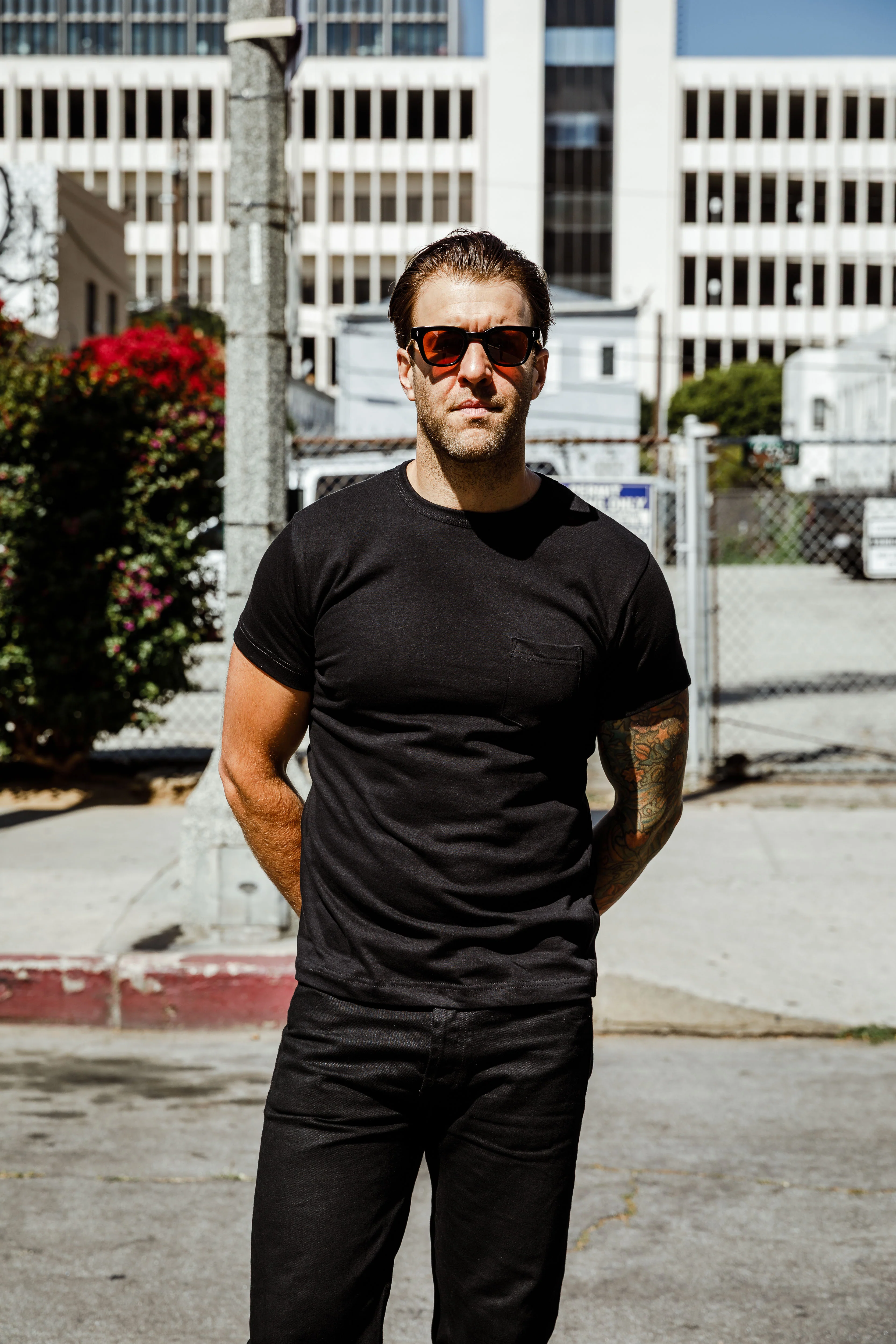 3sixteen - Heavyweight Pocket Tee (2 Pack) - Black - Image 4