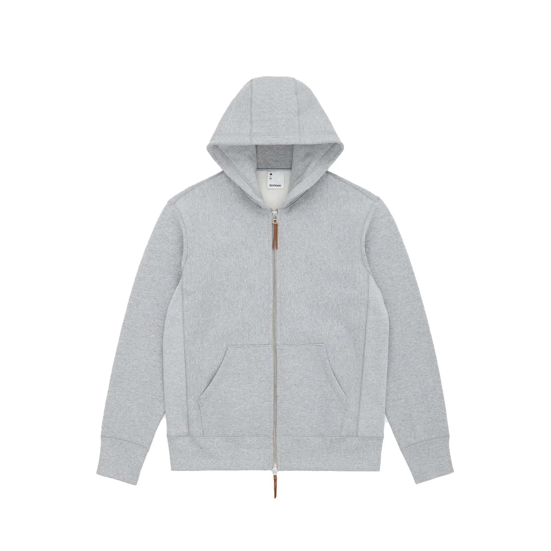 3sixteen - Heavyweight Zip Hoody - Grey