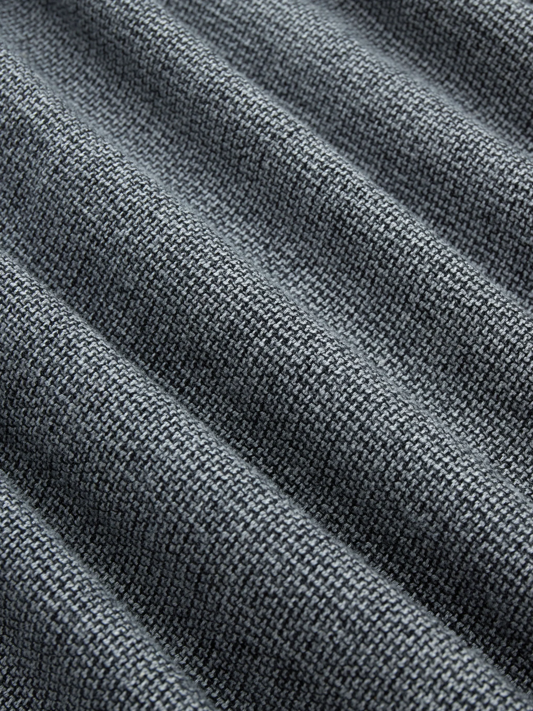 3sixteen - Loop Collar Shirt - Black Marled - Image 10