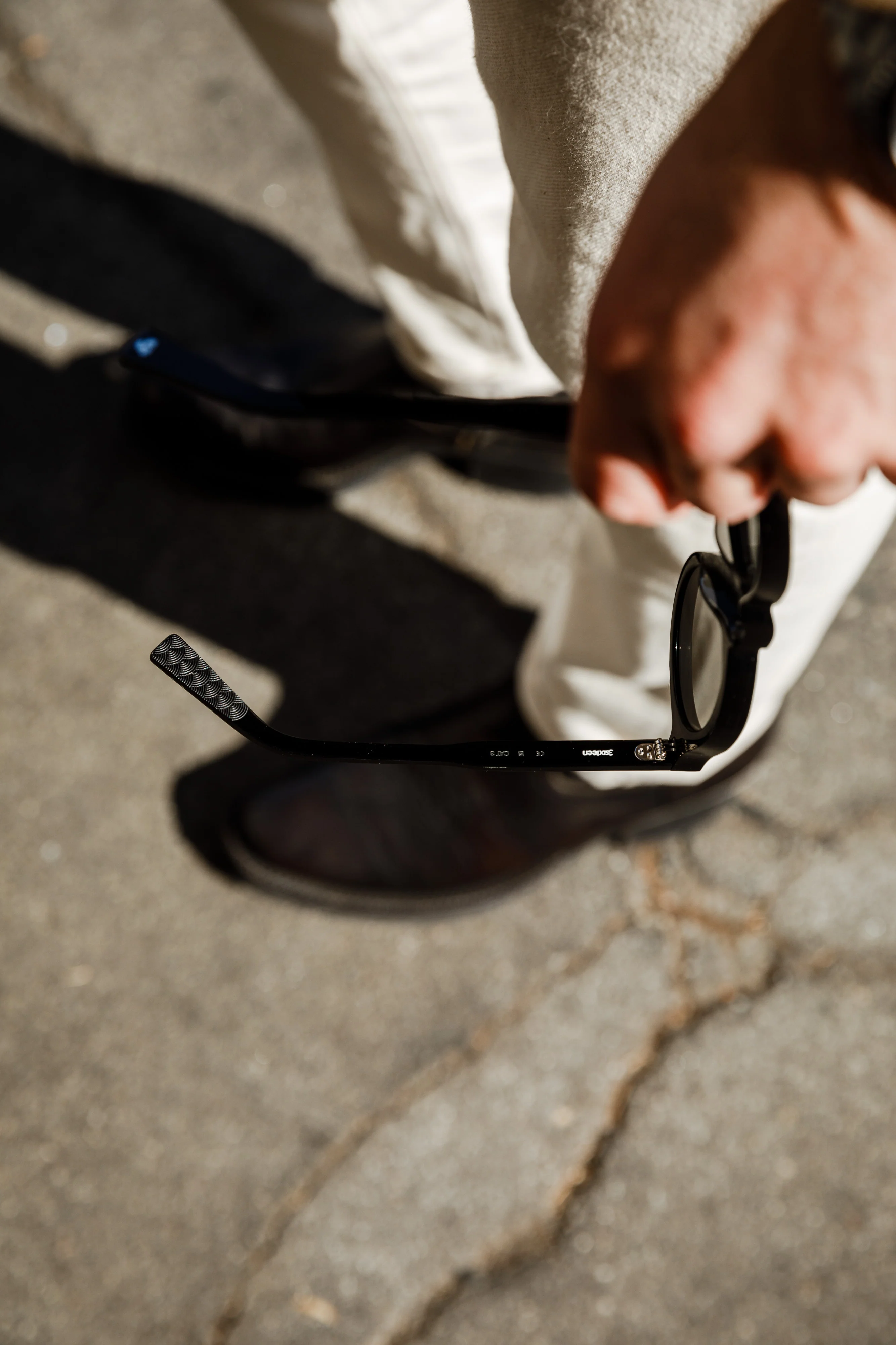 3sixteen - P3 Round ⁠-⁠ SP⁠-⁠01 Sunglasses - Black/Green - Image 3