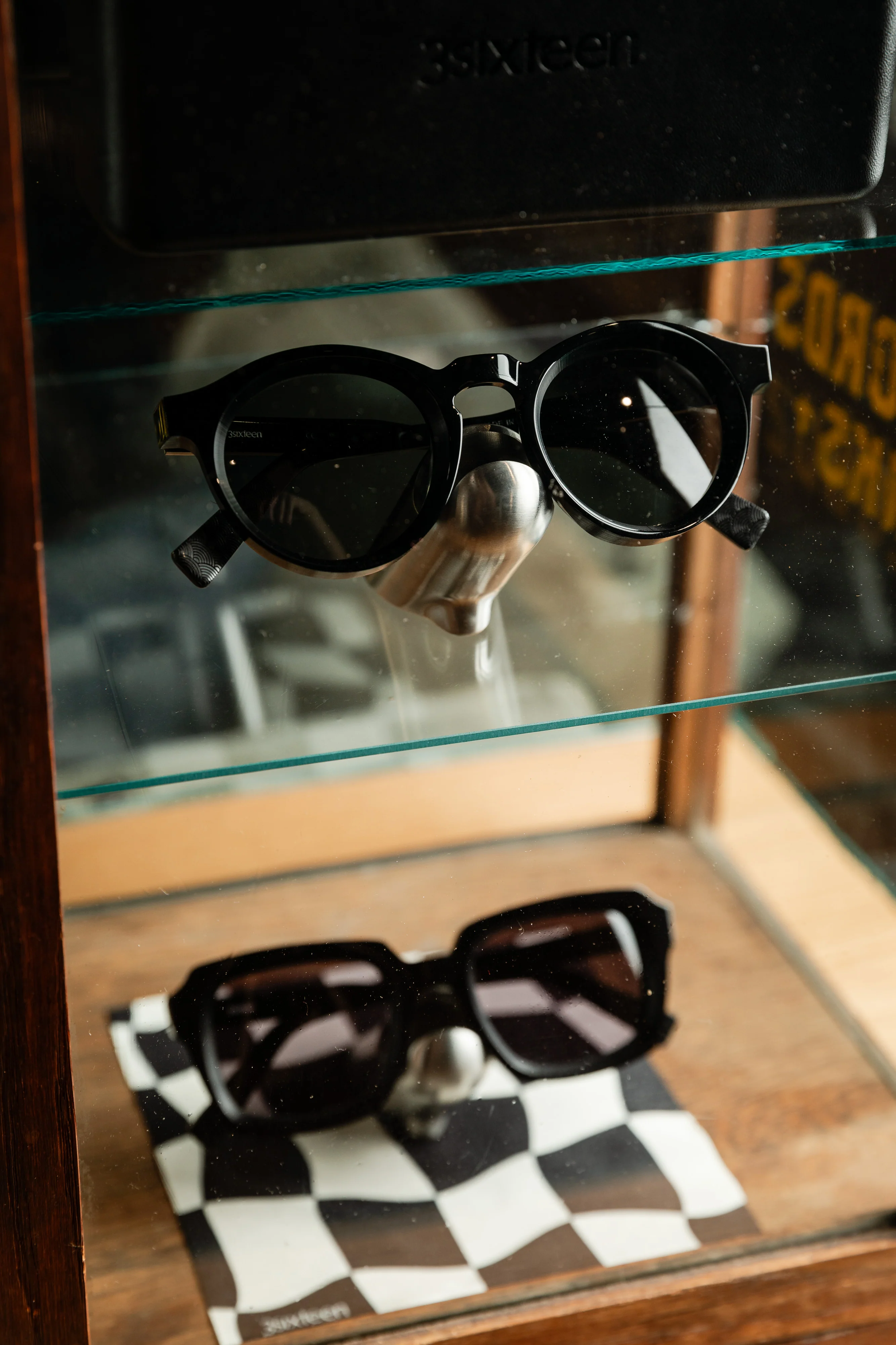 3sixteen - P3 Round ⁠-⁠ SP⁠-⁠01 Sunglasses - Black/Green - Image 7