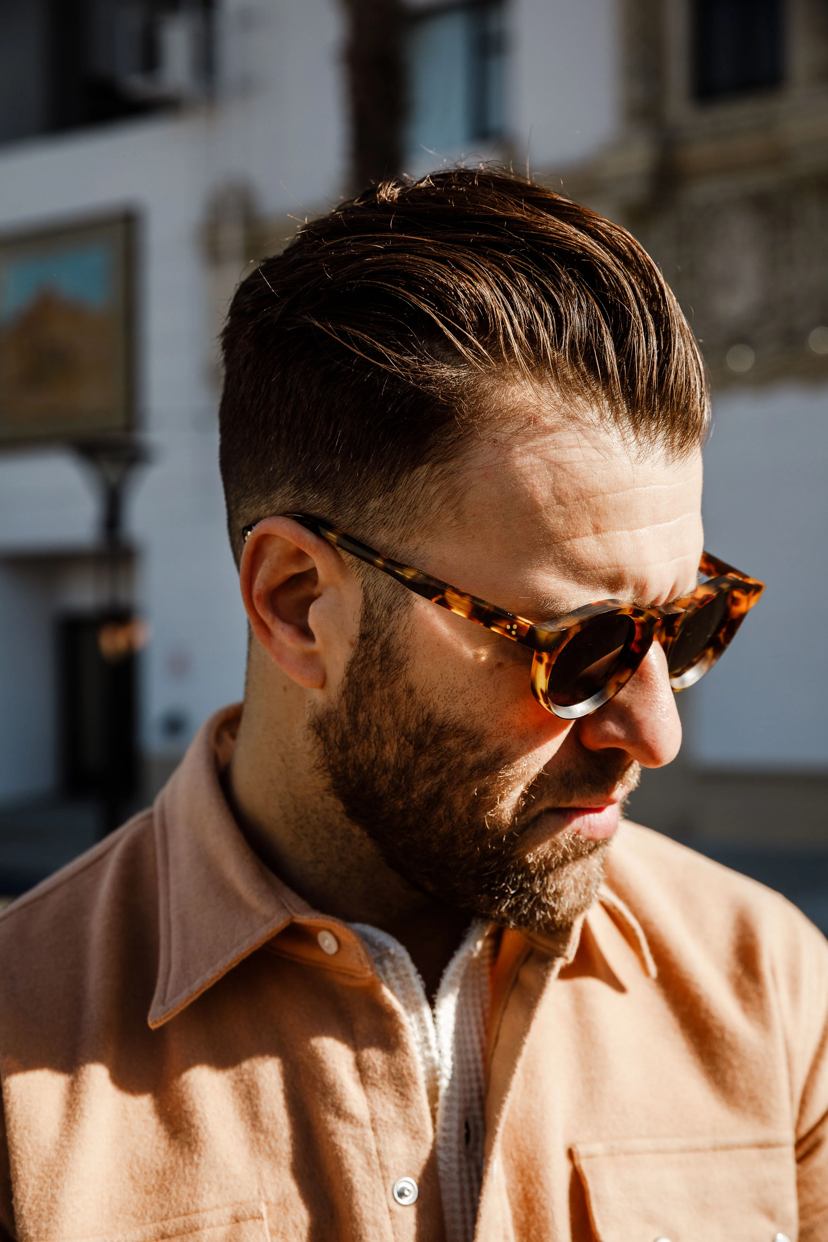 3sixteen - P3 Round ⁠-⁠ SP⁠-⁠01 Sunglasses - Tortoise / Brown - Image 5