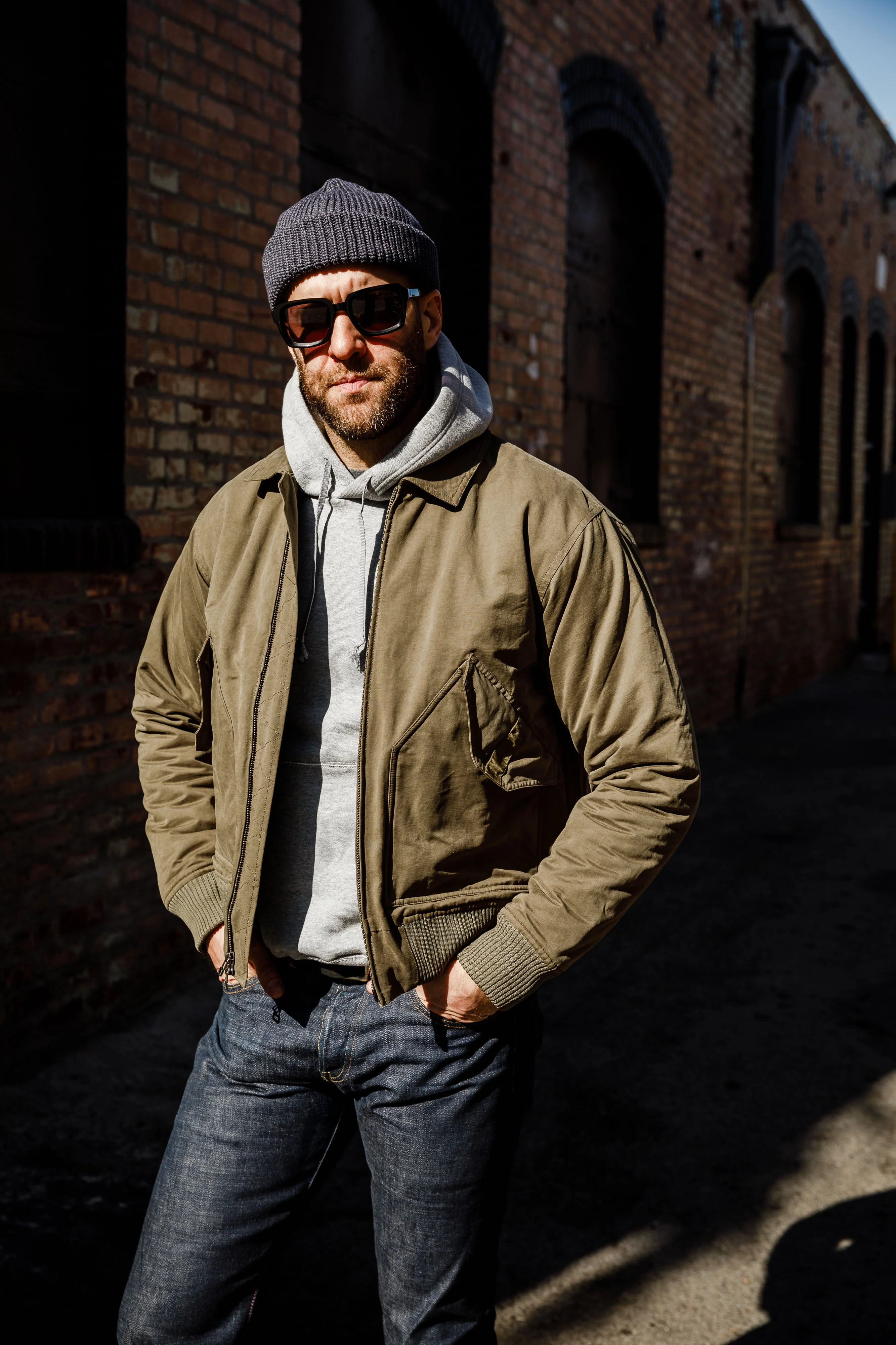 3sixteen - Square ⁠-⁠ SP⁠-⁠02 Sunglasses - Black / Grey - Image 10