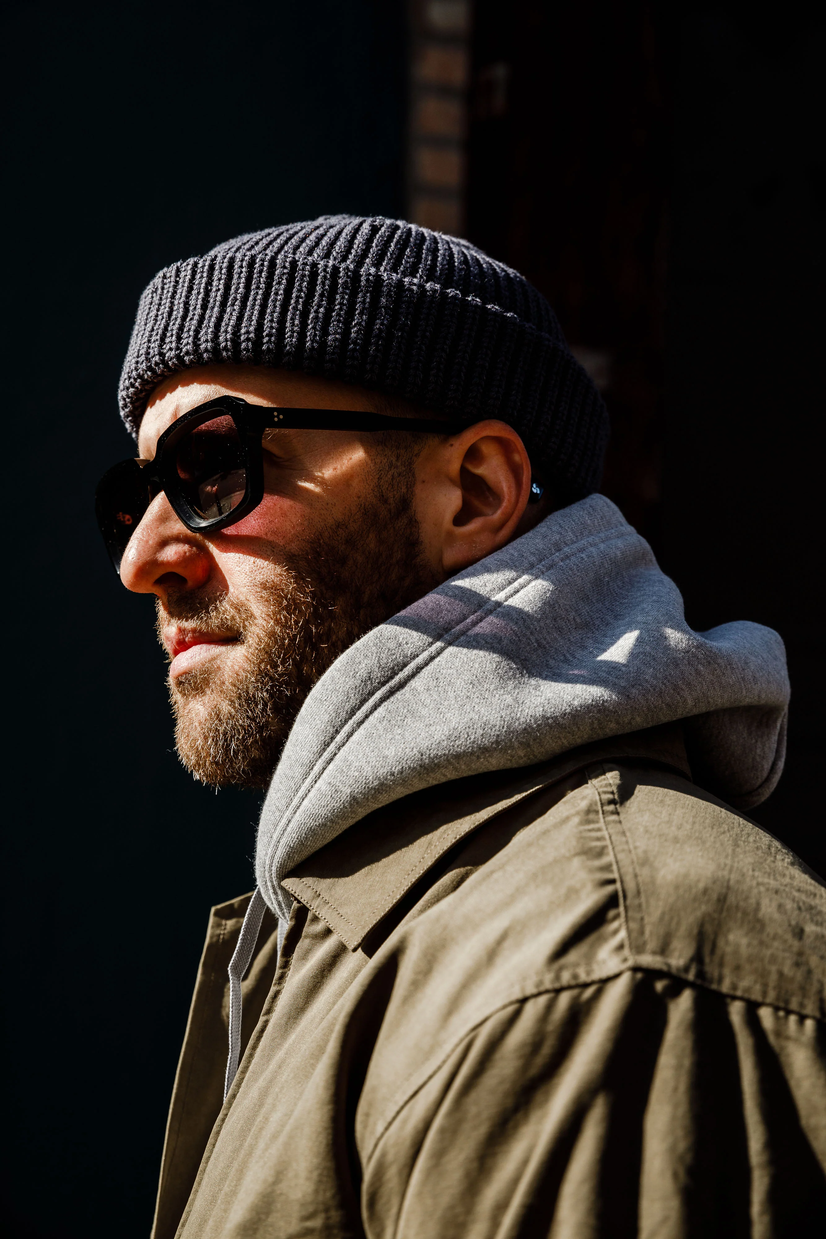 3sixteen - Square ⁠-⁠ SP⁠-⁠02 Sunglasses - Black / Grey - Image 4