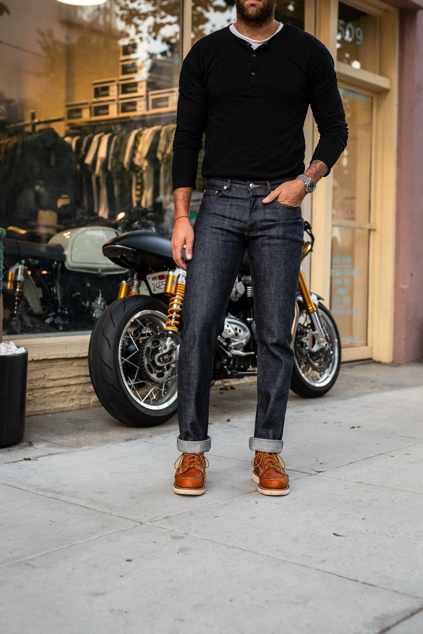A.P.C. - New Standard - Raw Indigo - Image 8