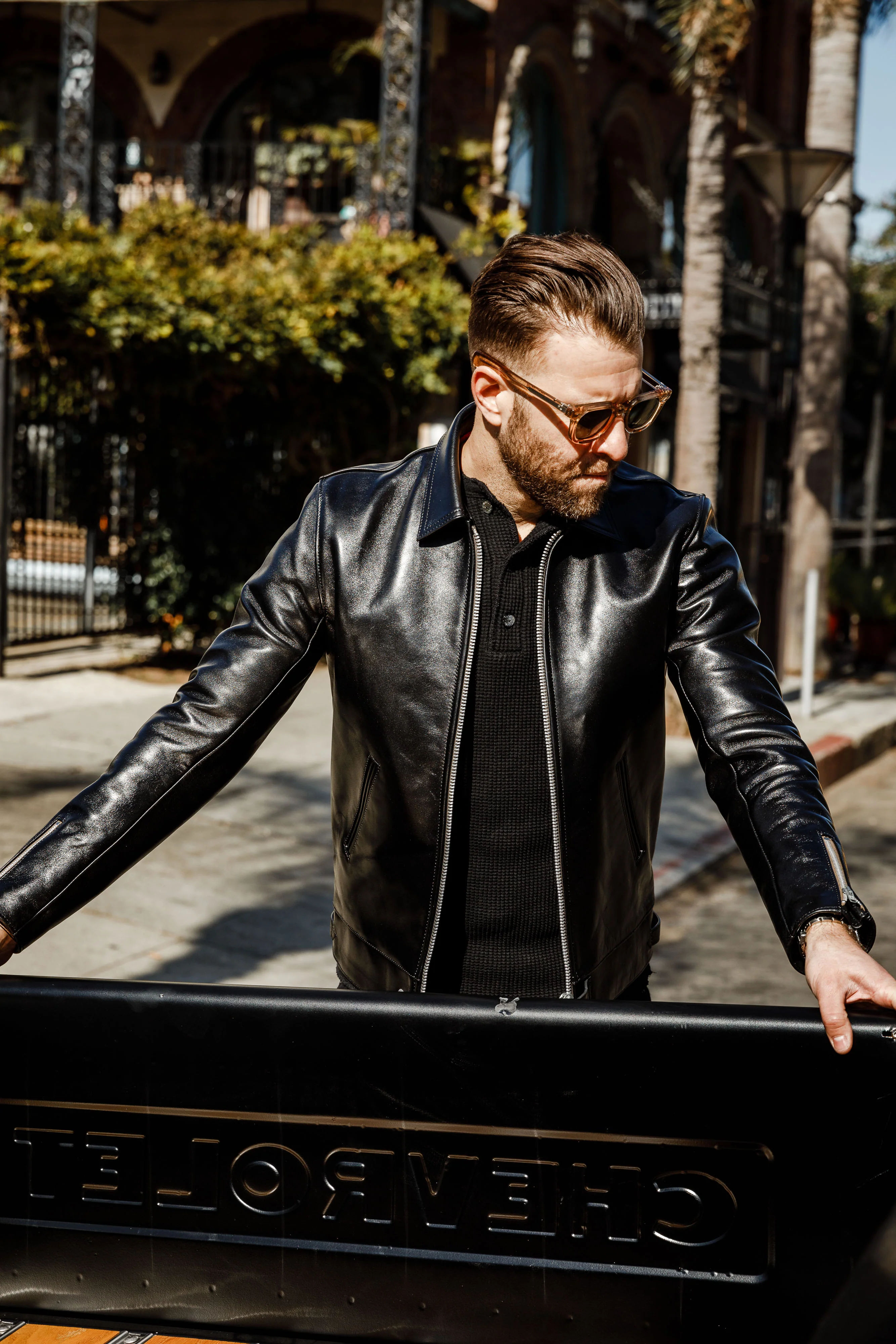 Addict Clothes - AD-01 Center Zip Jacket - Teacore Horsehide - Image 2