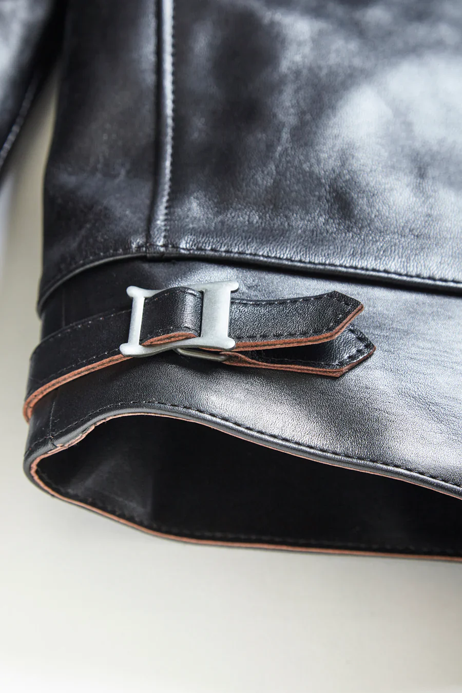 Addict Clothes - AD-01 Center Zip Jacket - Teacore Horsehide - Image 9