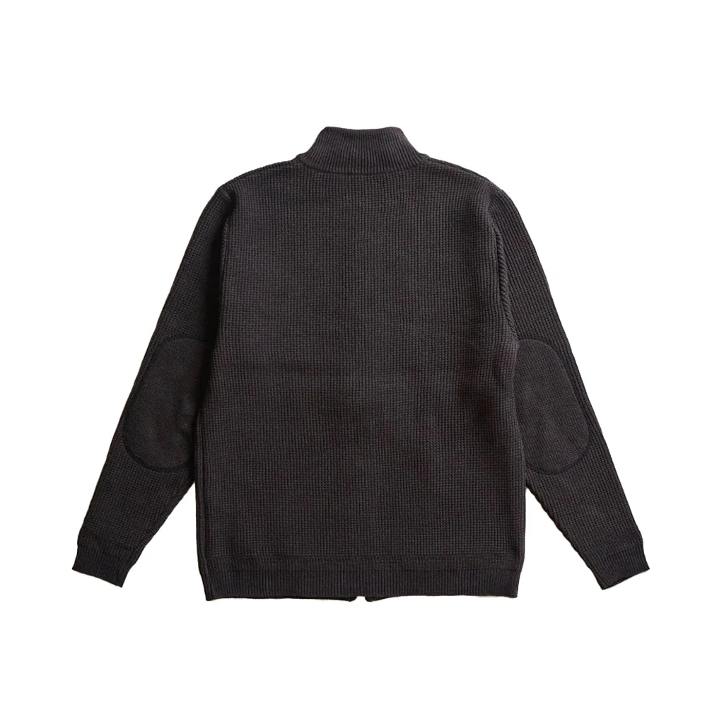 Addict Clothes - Cotton Waffle Drivers Knit - Black - Image 5