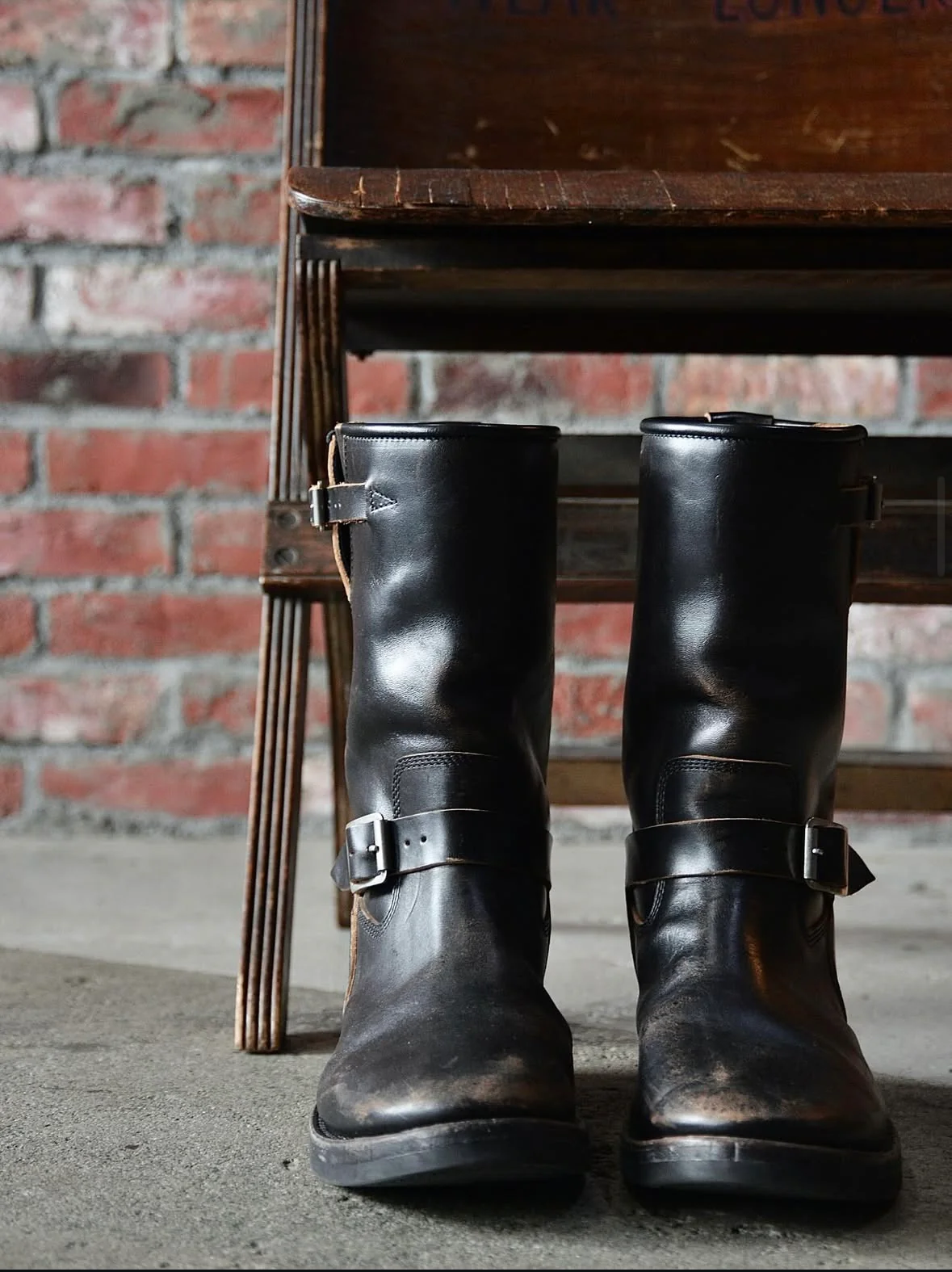Addict Clothes - Horsebutt Engineer Boot - Black - Image 17
