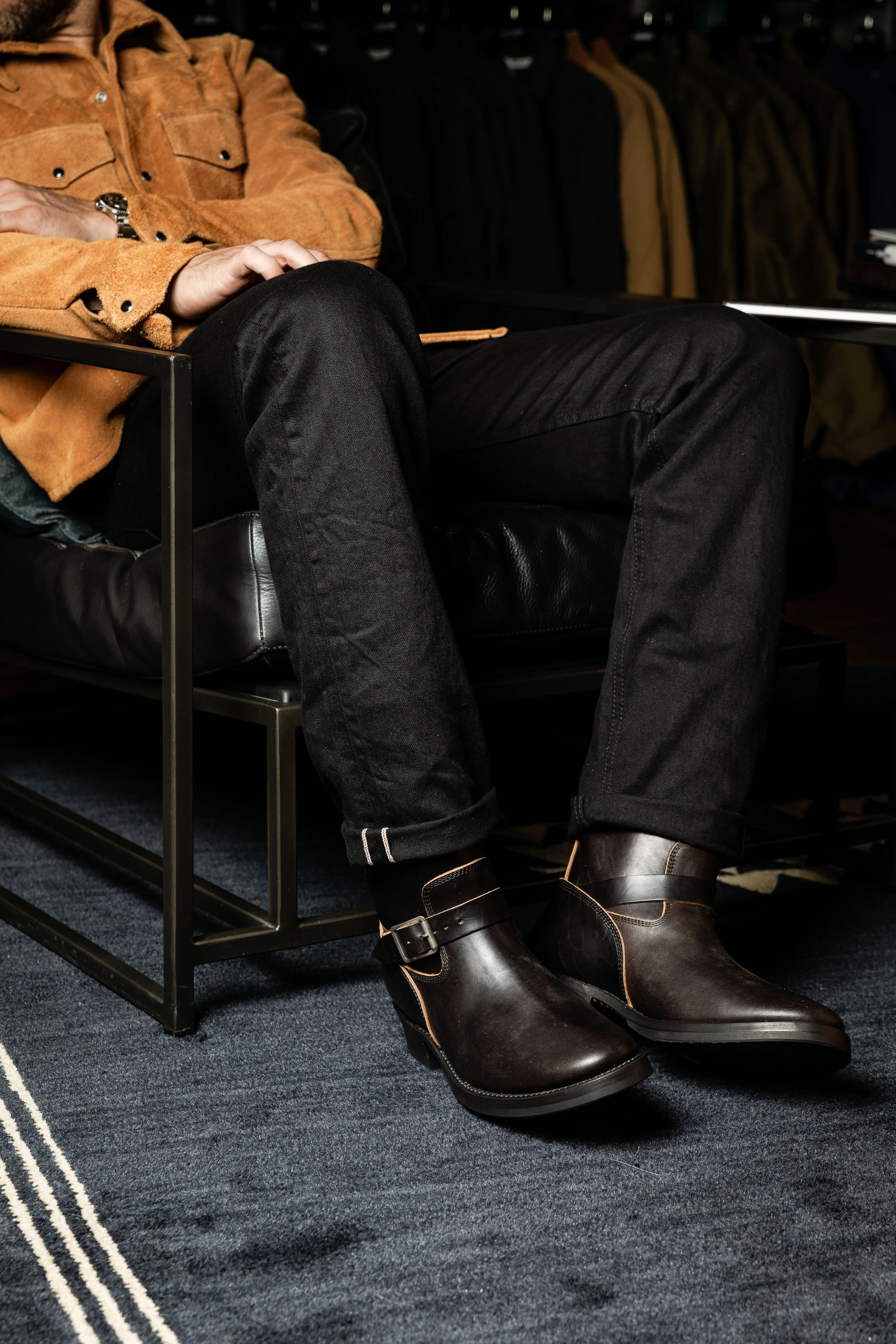 Addict Clothes - Horsebutt Engineer Boot - Black - Image 2