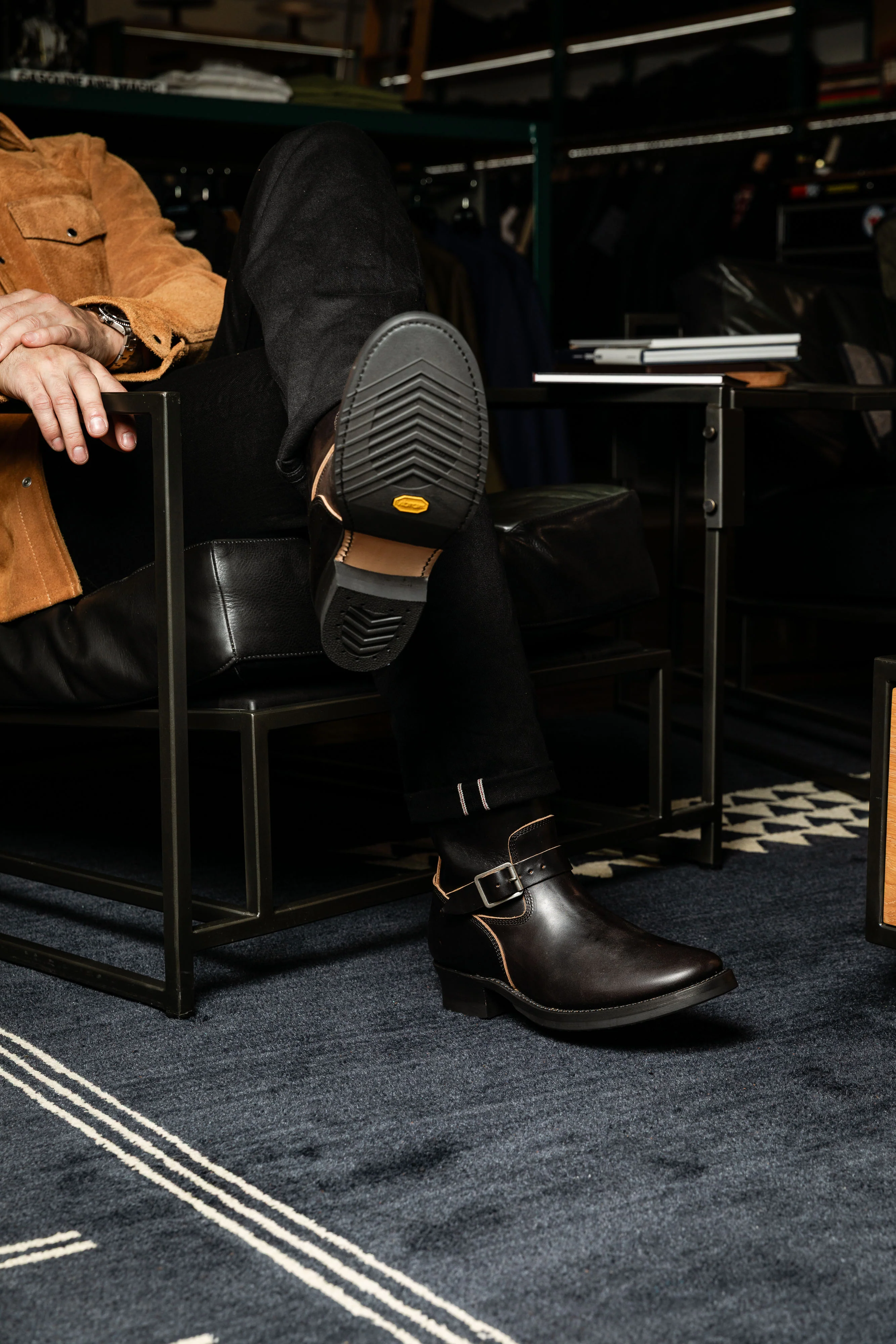 Addict Clothes - Horsebutt Engineer Boot - Black - Image 4