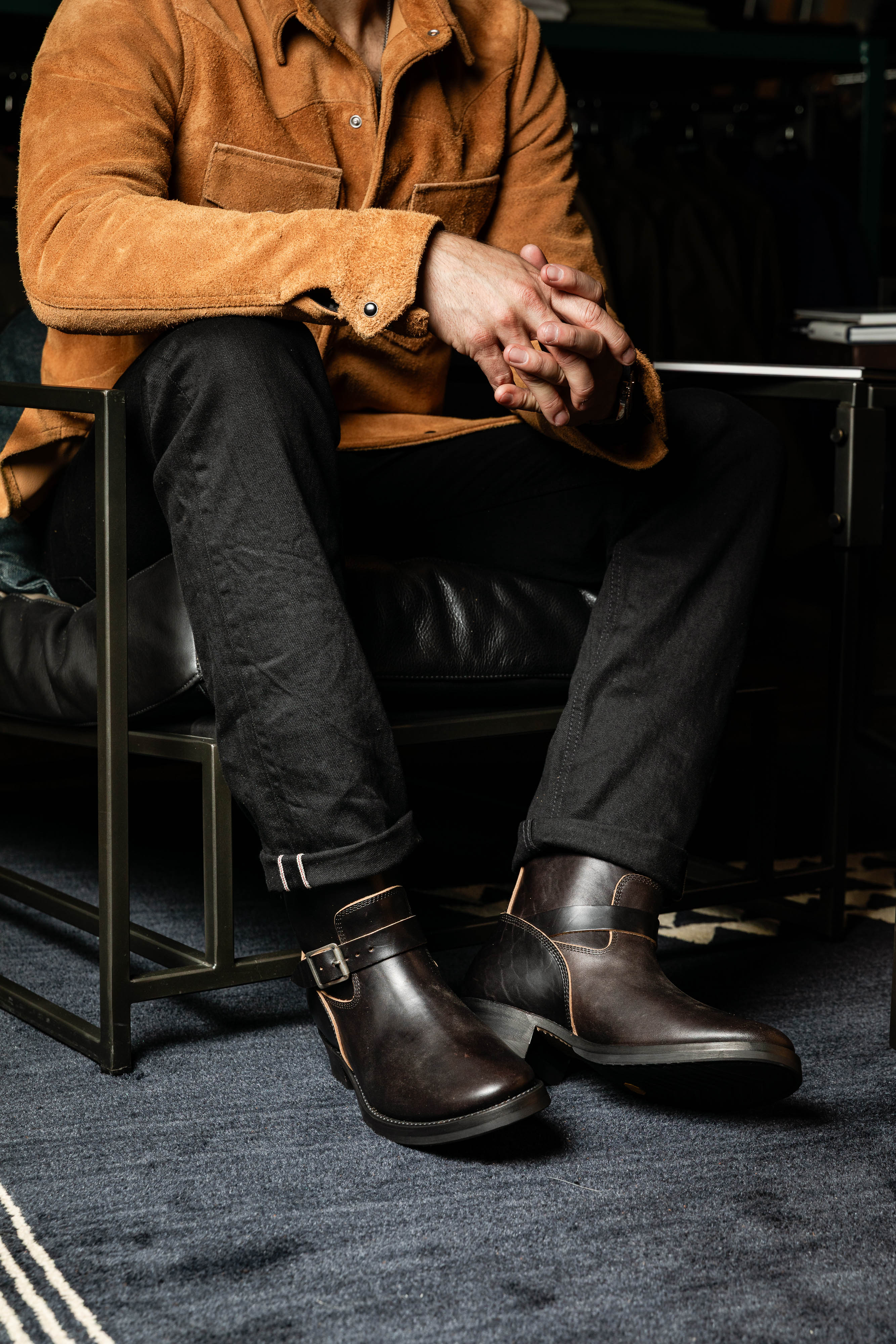 Addict Clothes - Horsebutt Engineer Boot - Black - Image 6