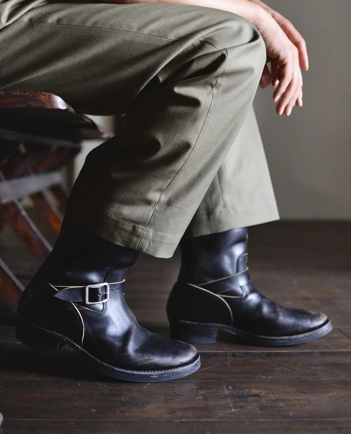 Addict Clothes - Horsebutt Engineer Boot - Black - Image 8