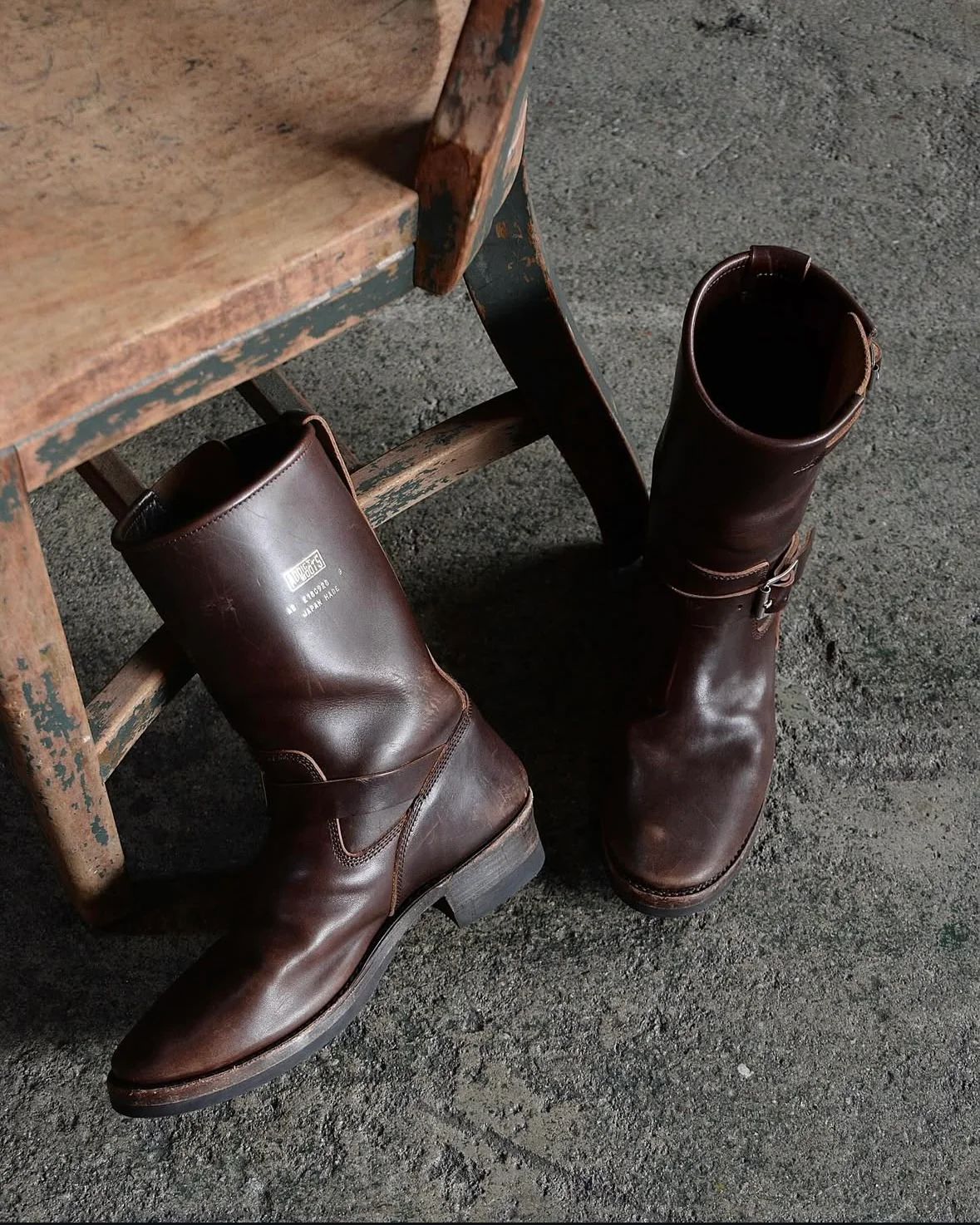 Addict Clothes - Horsebutt Engineer Boot - Brown - Image 13