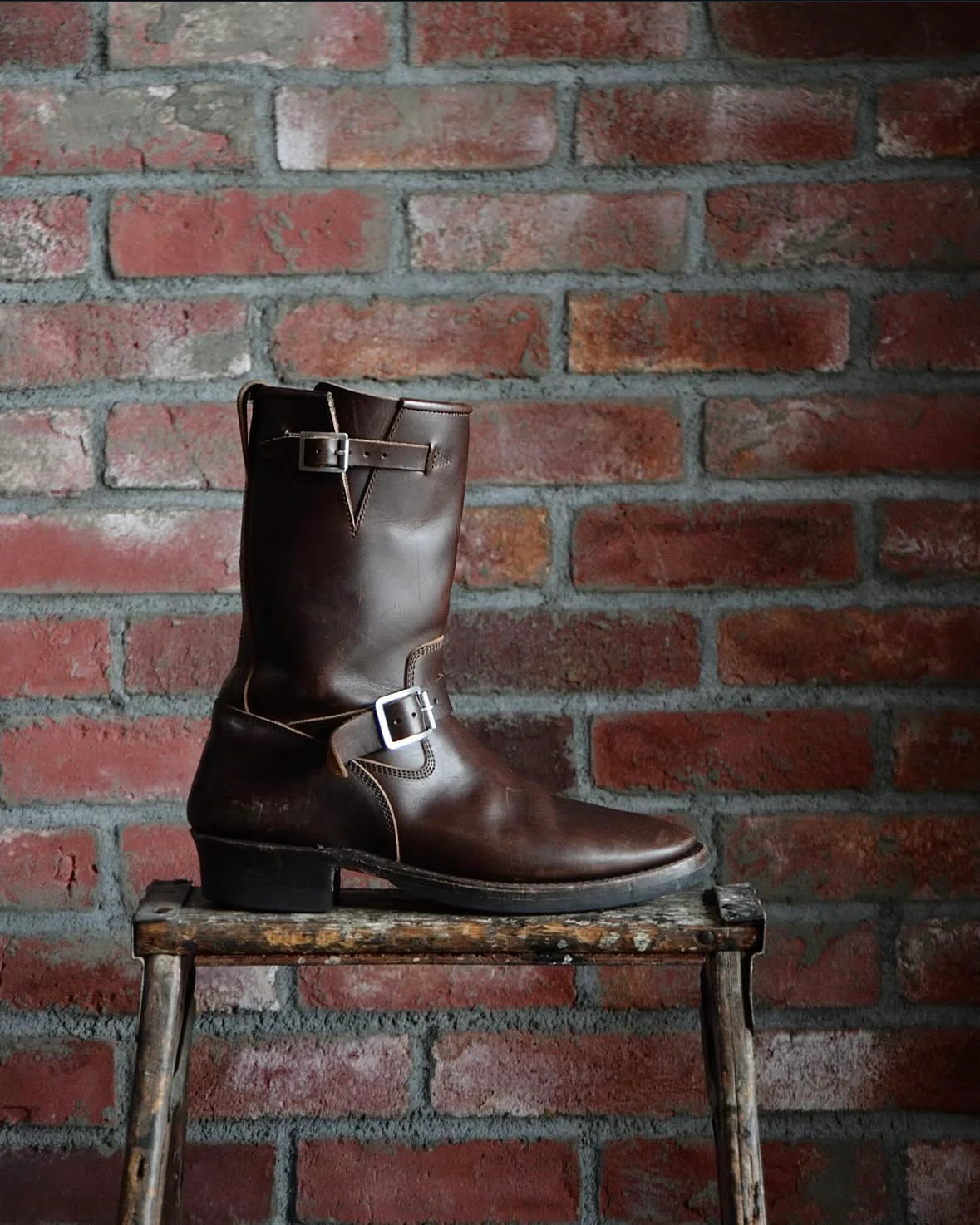 Addict Clothes - Horsebutt Engineer Boot - Brown - Image 14