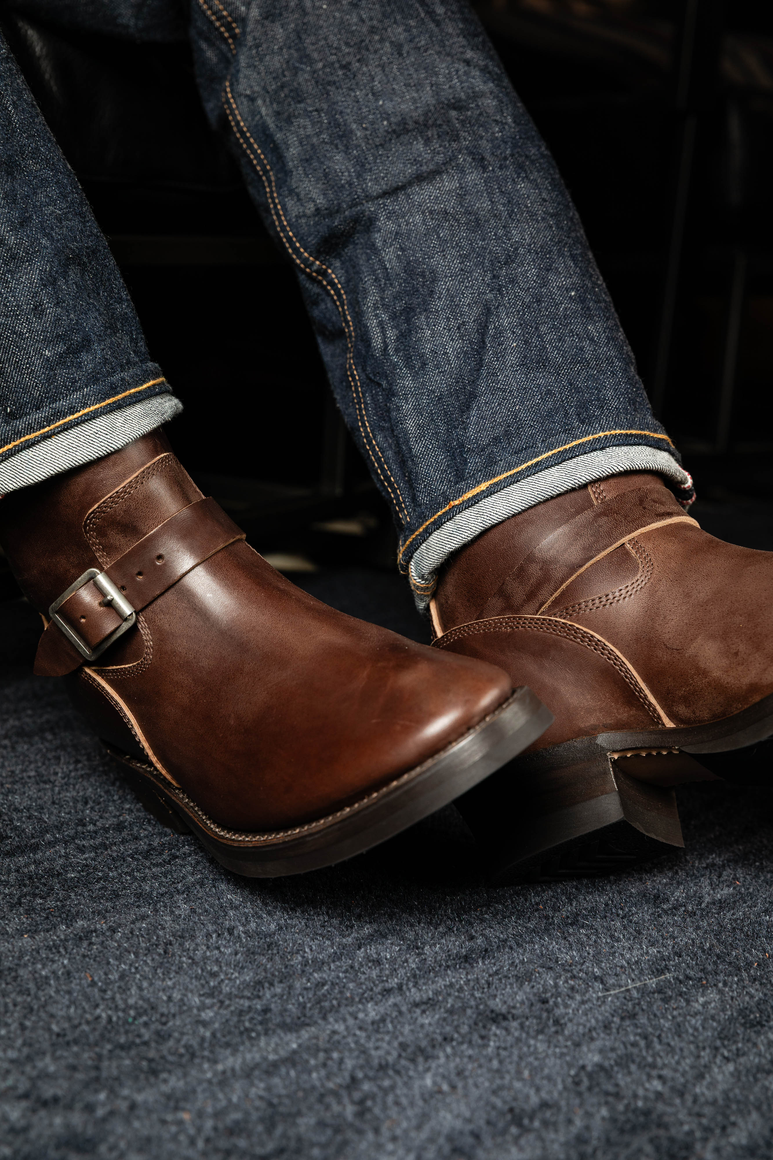 Addict Clothes - Horsebutt Engineer Boot - Brown - Image 4