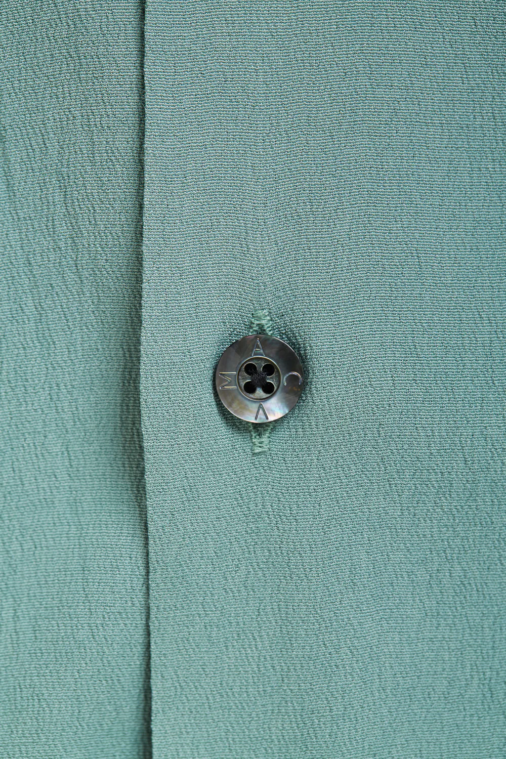 ADDICT Clothes - Open Collar Slant Pocket Shirt - Sea Foam Green - Image 7