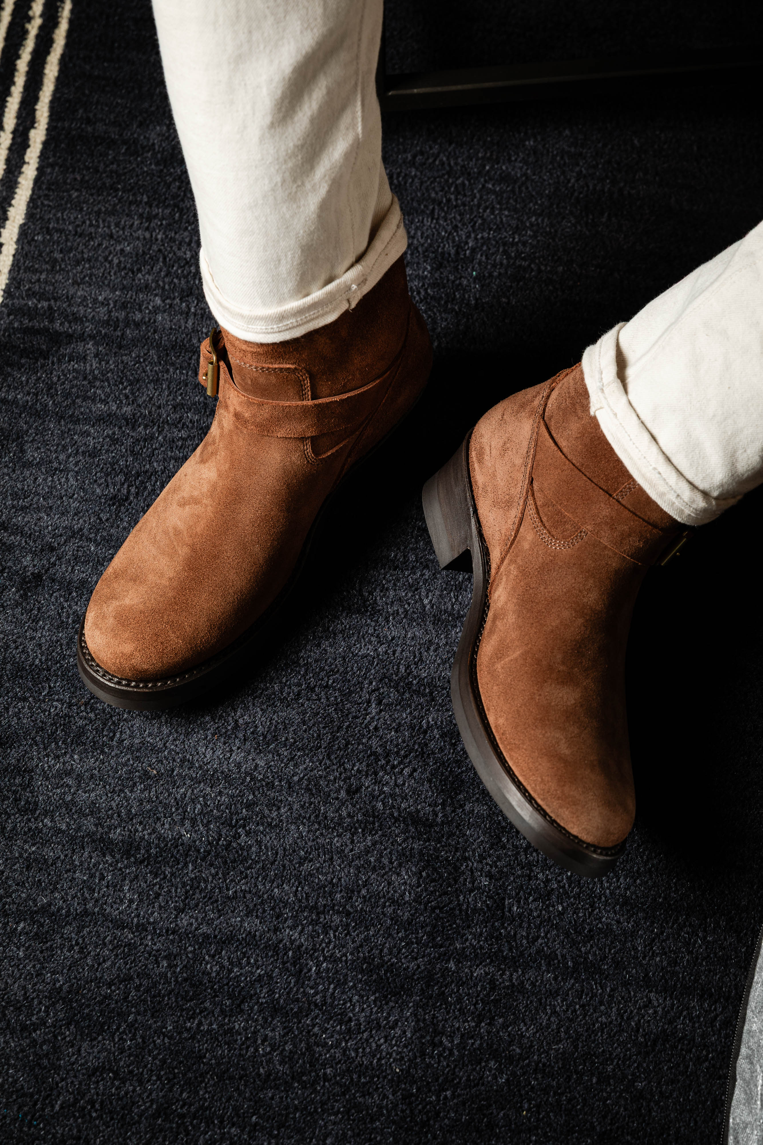 Addict Clothes - Steer Suede Engineer Boot - Brown - Image 7