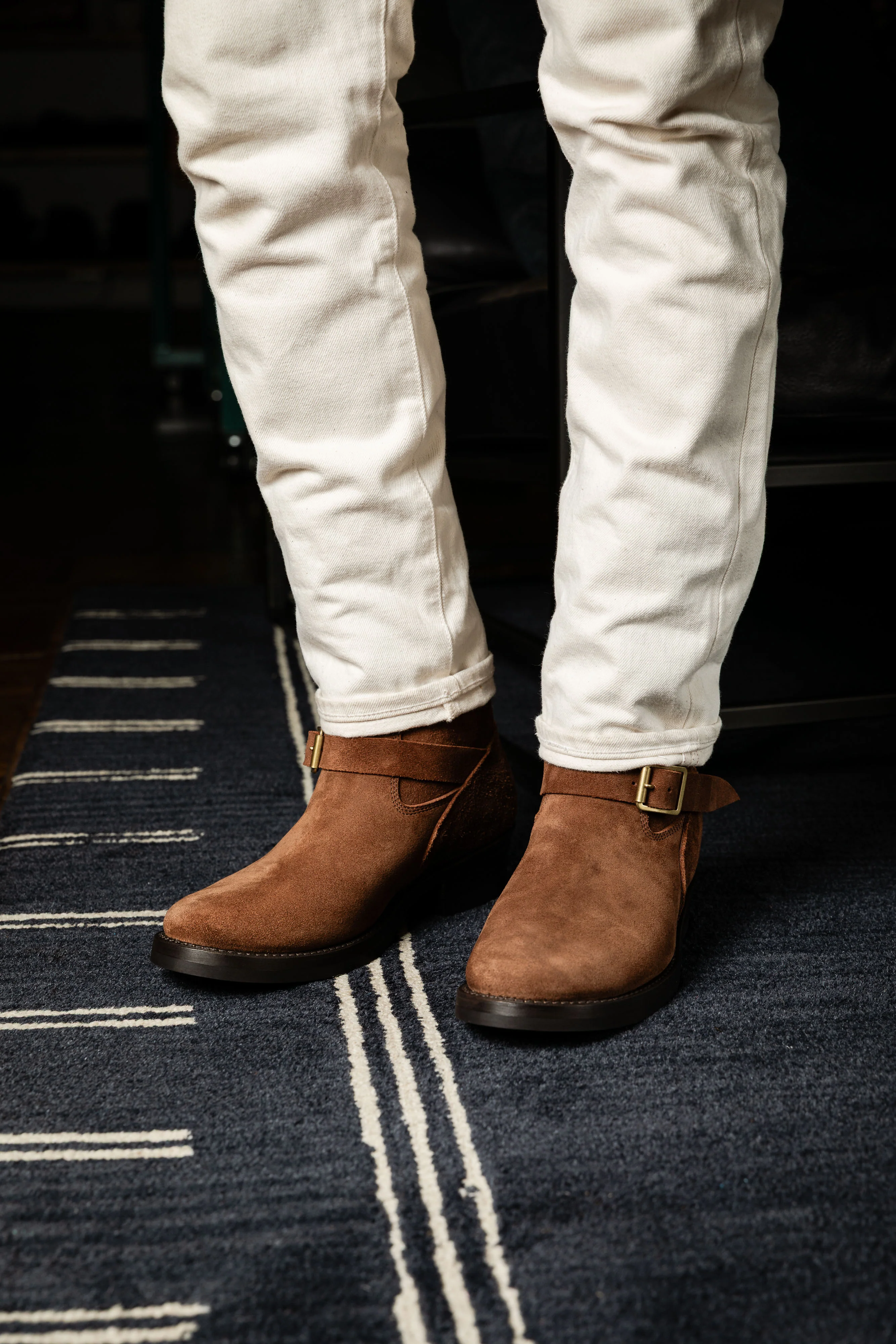 Addict Clothes - Steer Suede Engineer Boot - Brown - Image 8