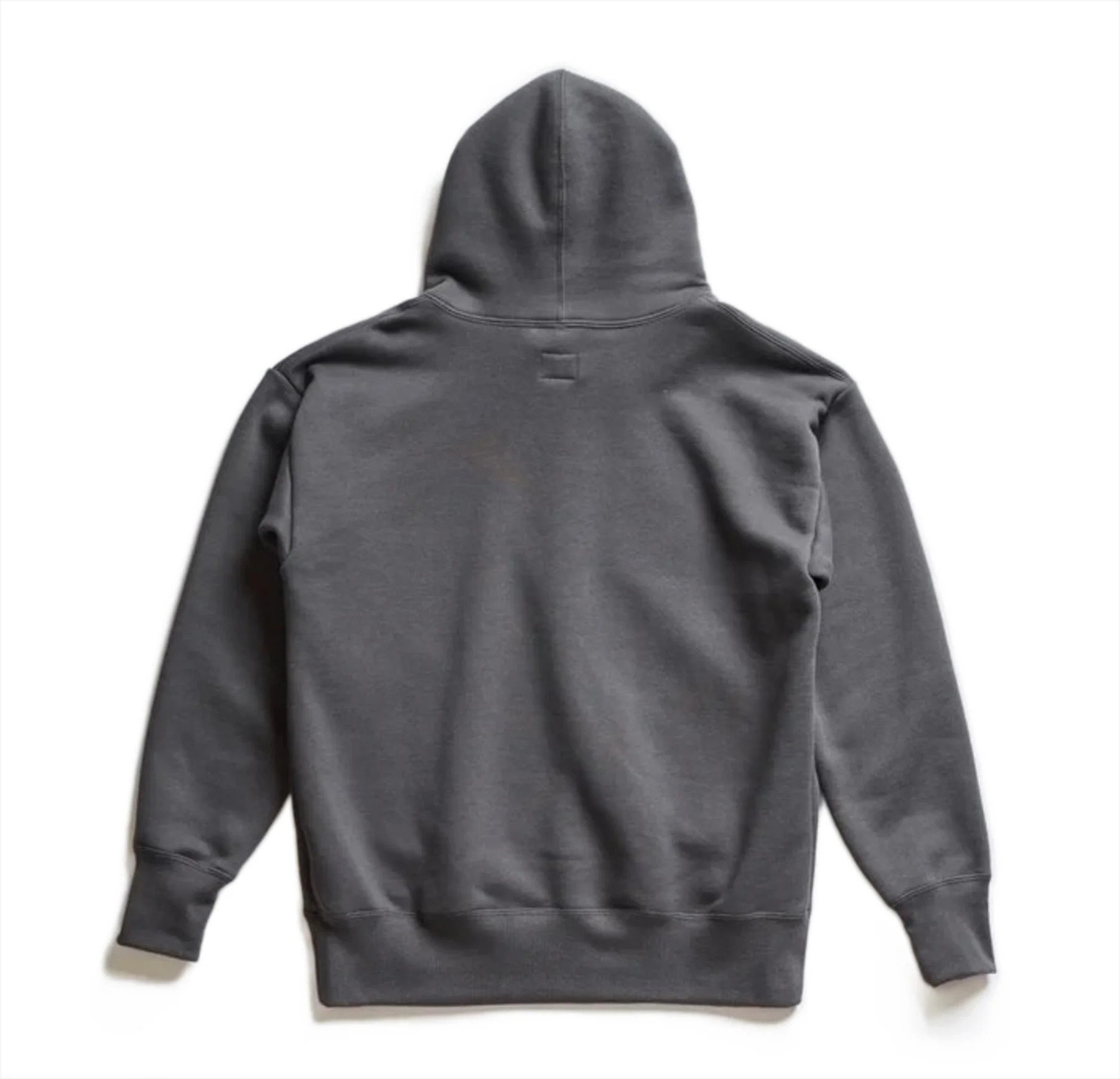 Addict Clothes - Unusual Pocket Fleece Hoodie - Charcoal Grey - Image 7