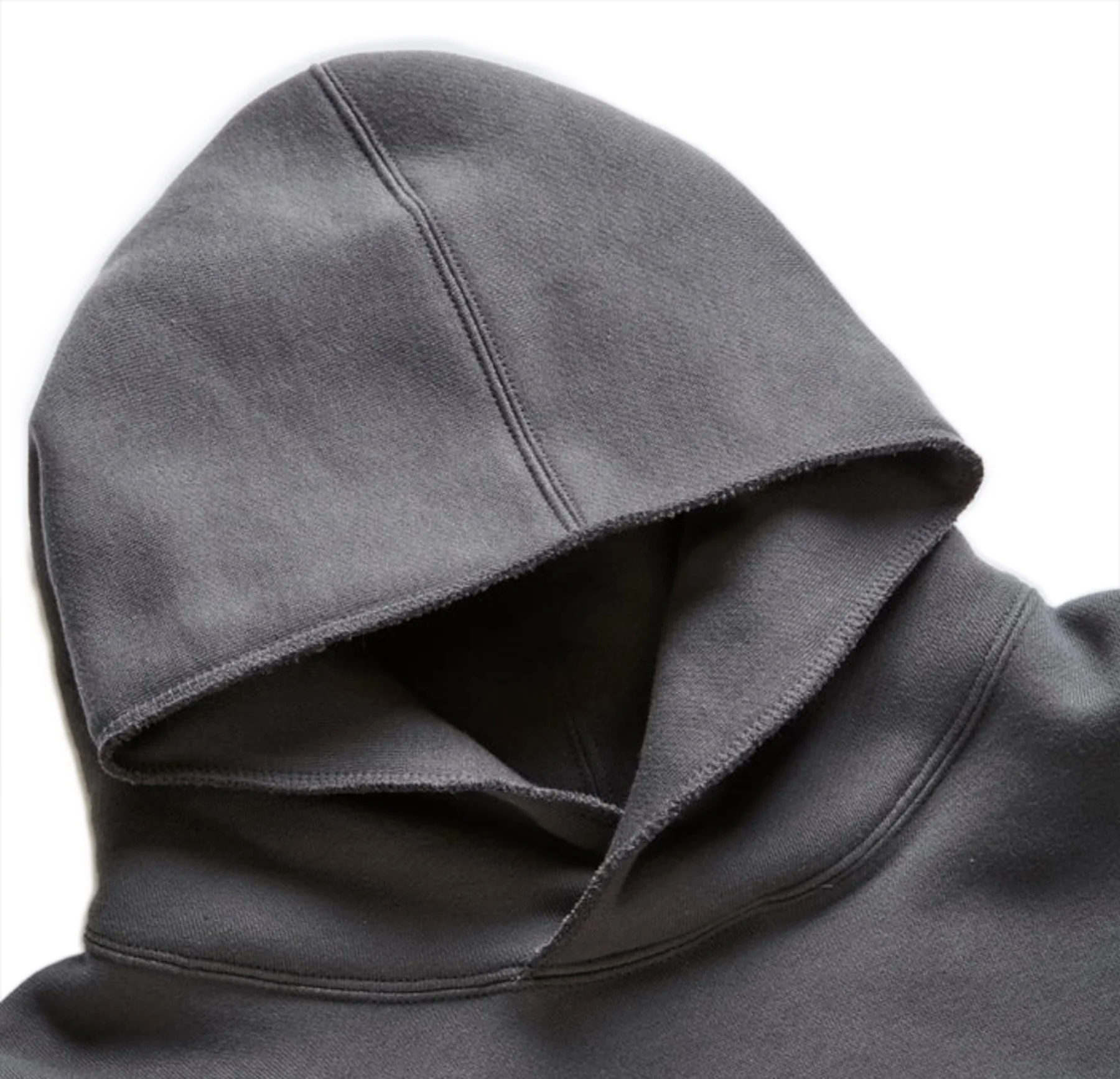 Addict Clothes - Unusual Pocket Fleece Hoodie - Charcoal Grey - Image 9