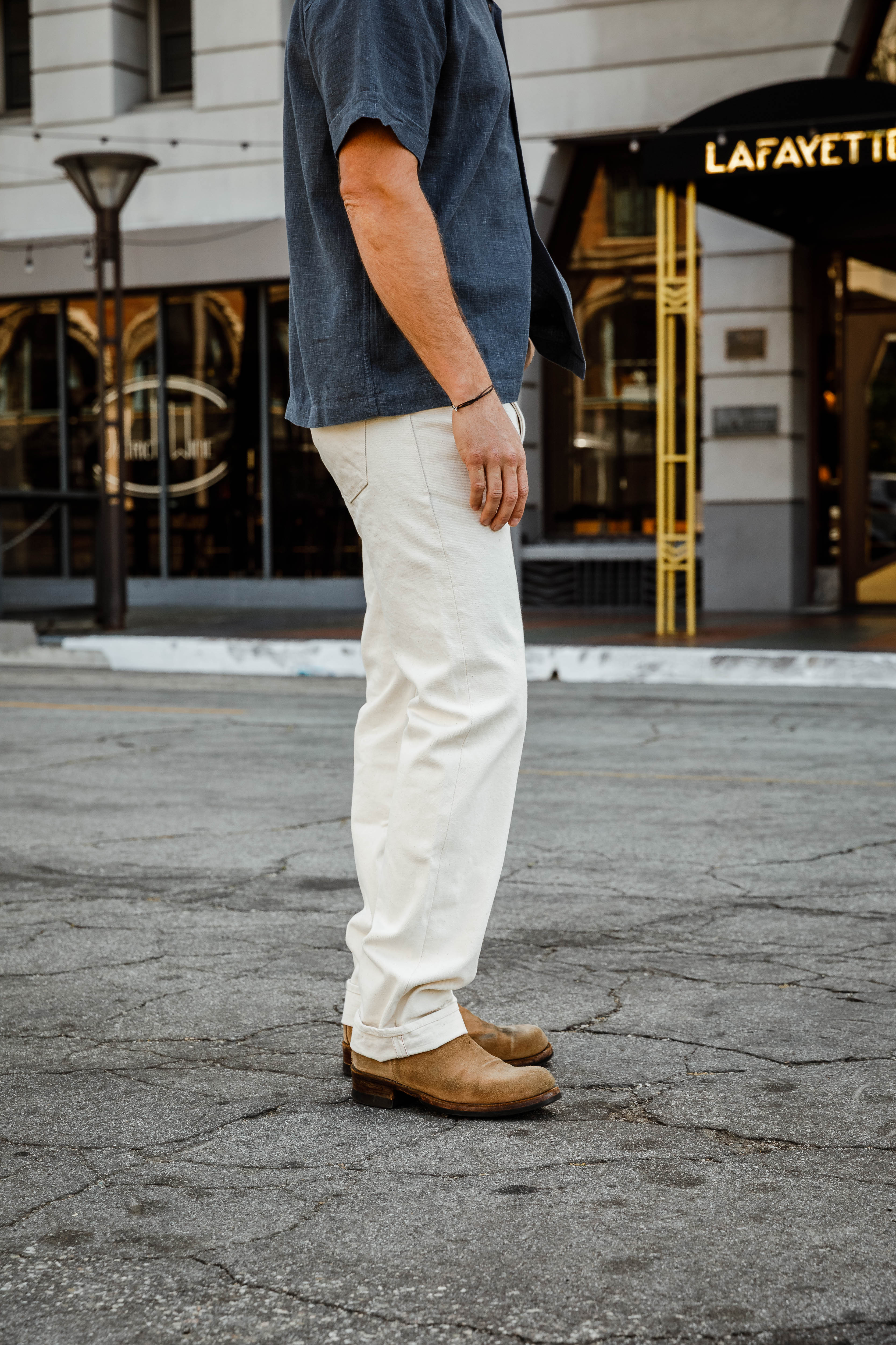 Benzak Denim Developers - B-02 Regular Straight - 14 oz. Rinsed Ecru Selvedge - Image 6