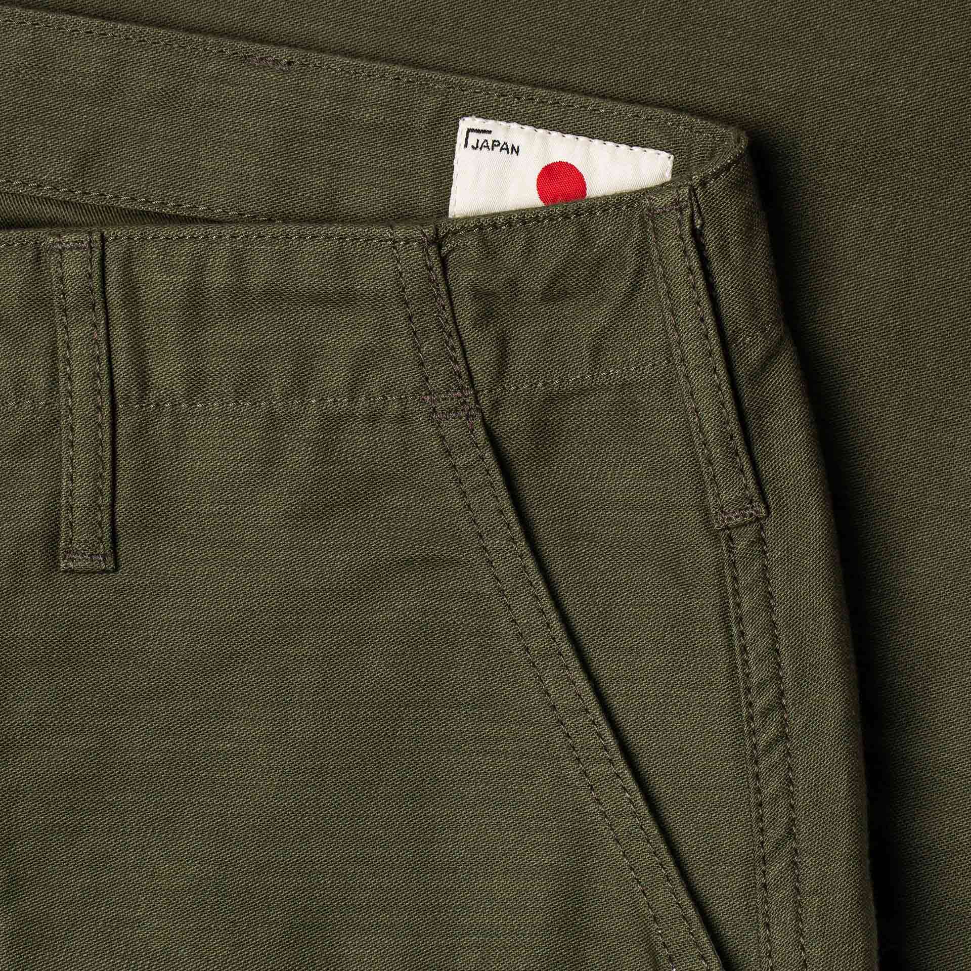 Benzak Denim Developers - BP-07 Loose Fatigue Pant - 10oz Olive Drab Military Twill - Image 10
