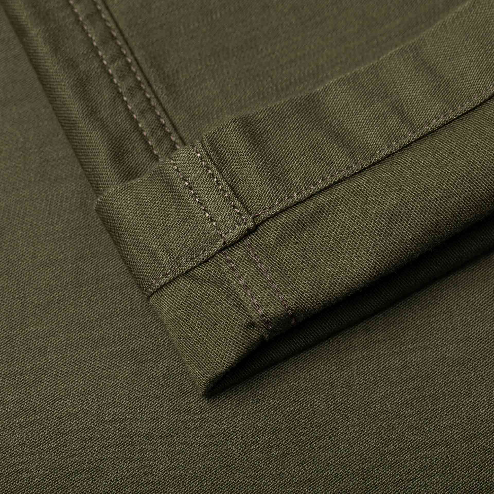 Benzak Denim Developers - BP-07 Loose Fatigue Pant - 10oz Olive Drab Military Twill - Image 8
