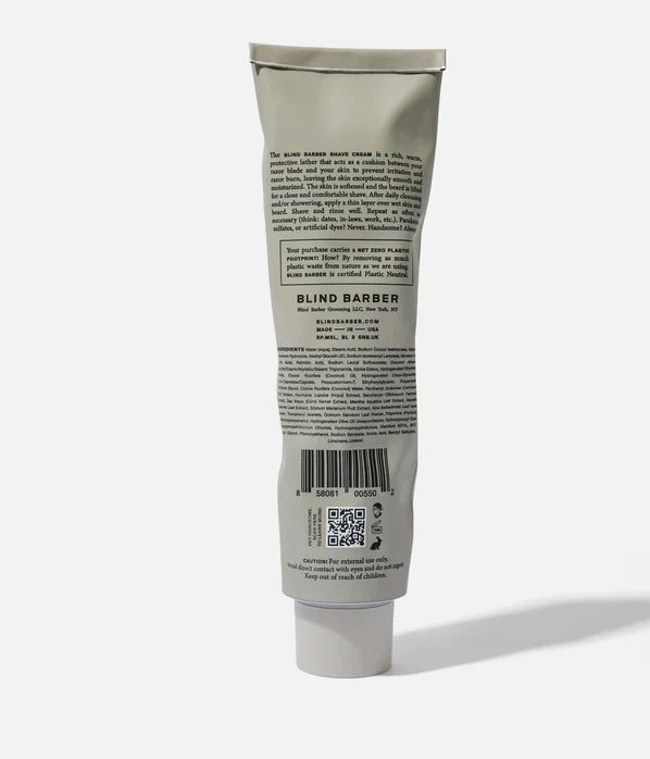 Blind Barber - Watermint Gin Shave Cream - Image 3