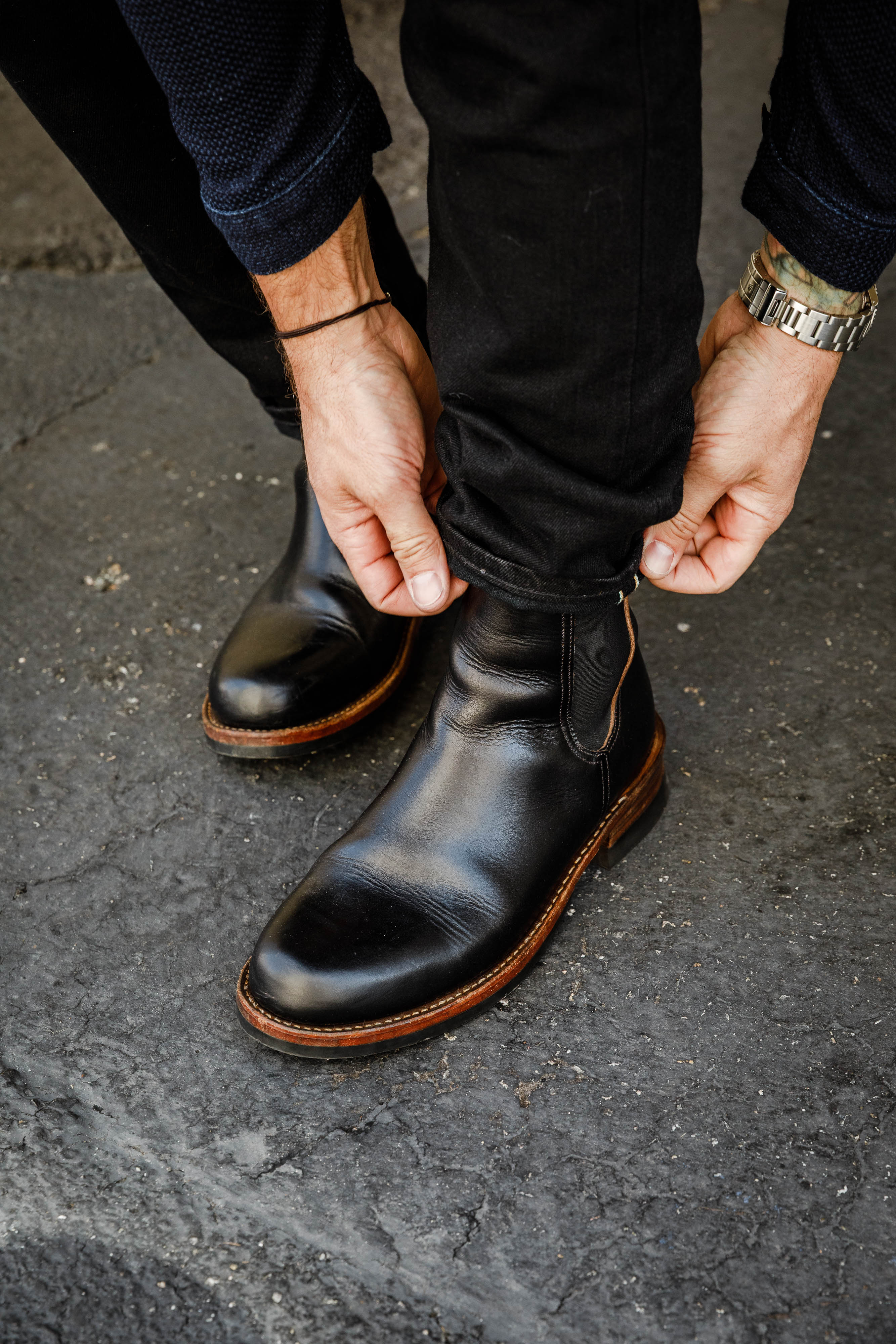 ButterScotch Boots - Clubman Chelsea - Black Chromexcel - Image 8