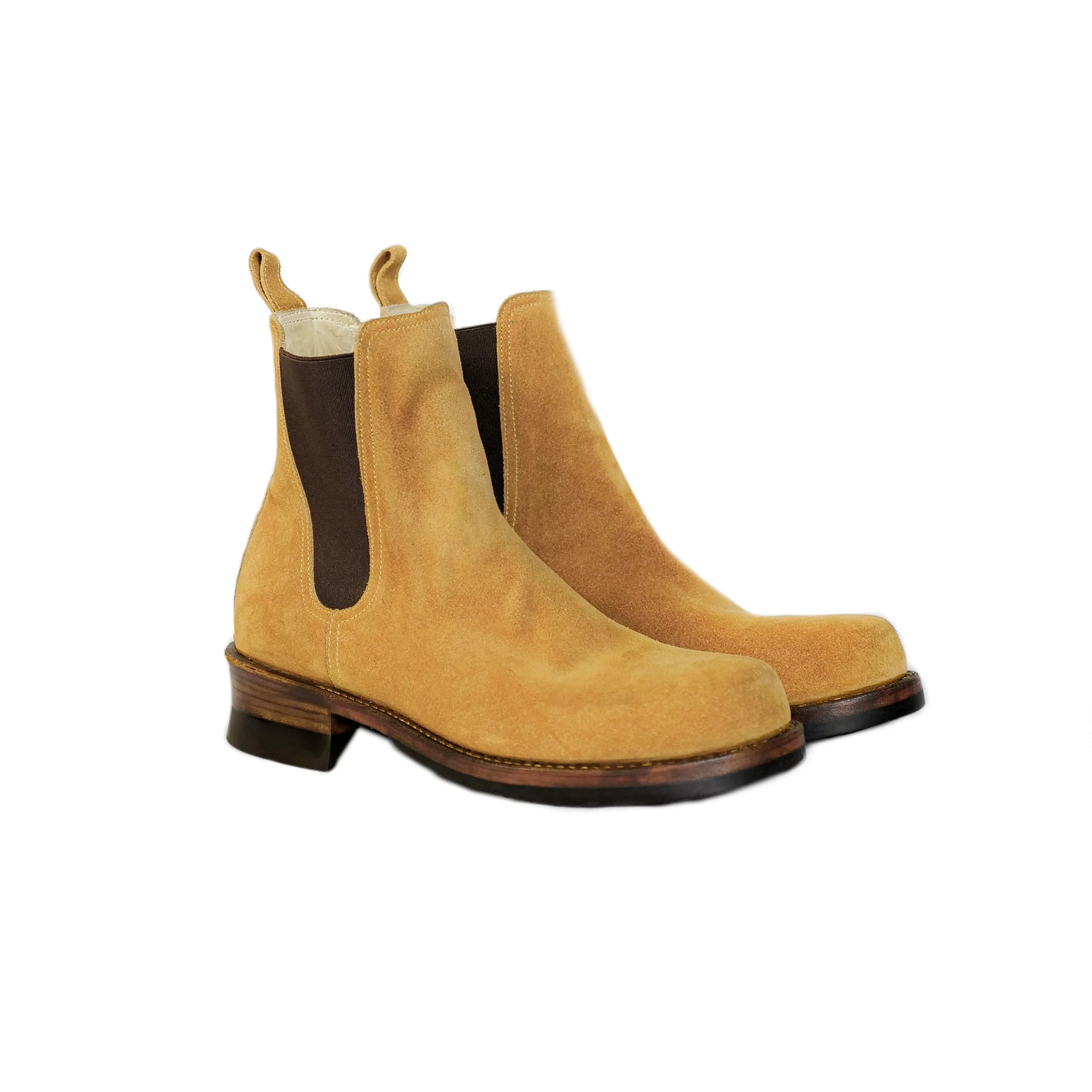 ButterScotch Boots - Clubman Chelsea - Tan Roughout - Image 12