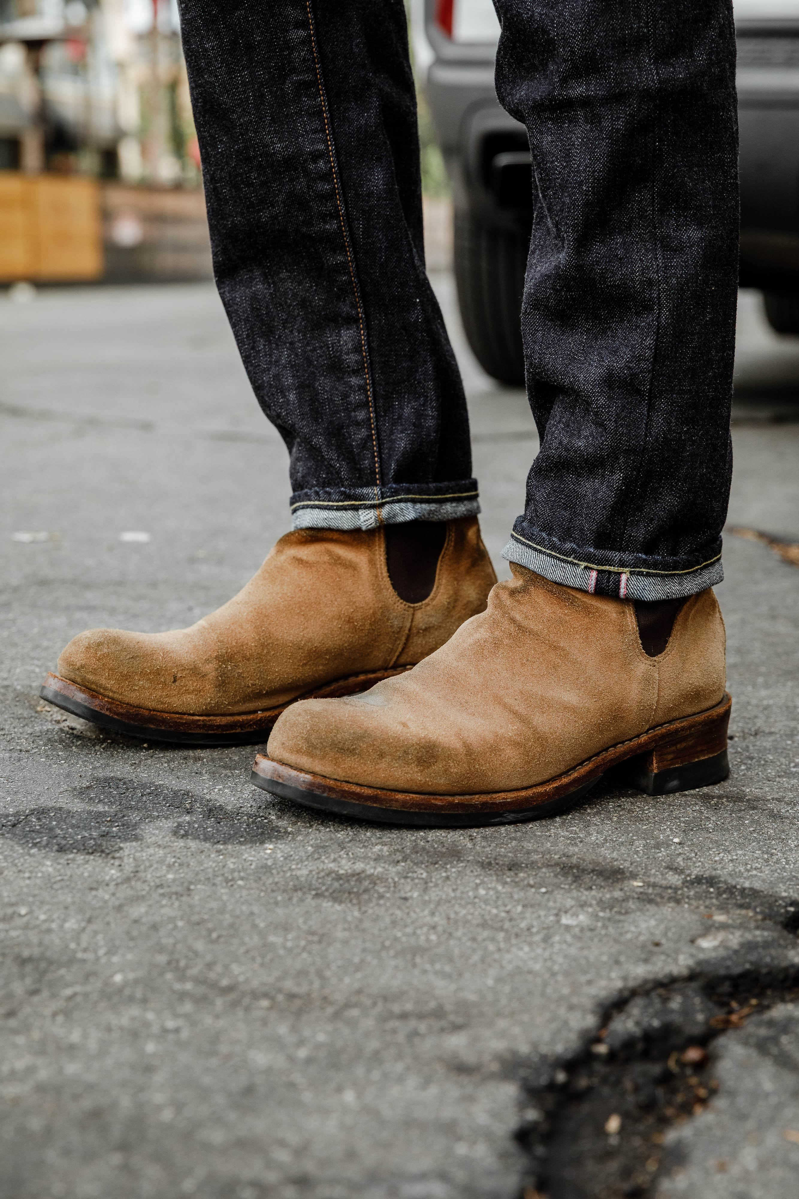 ButterScotch Boots - Clubman Chelsea - Tan Roughout - Image 3