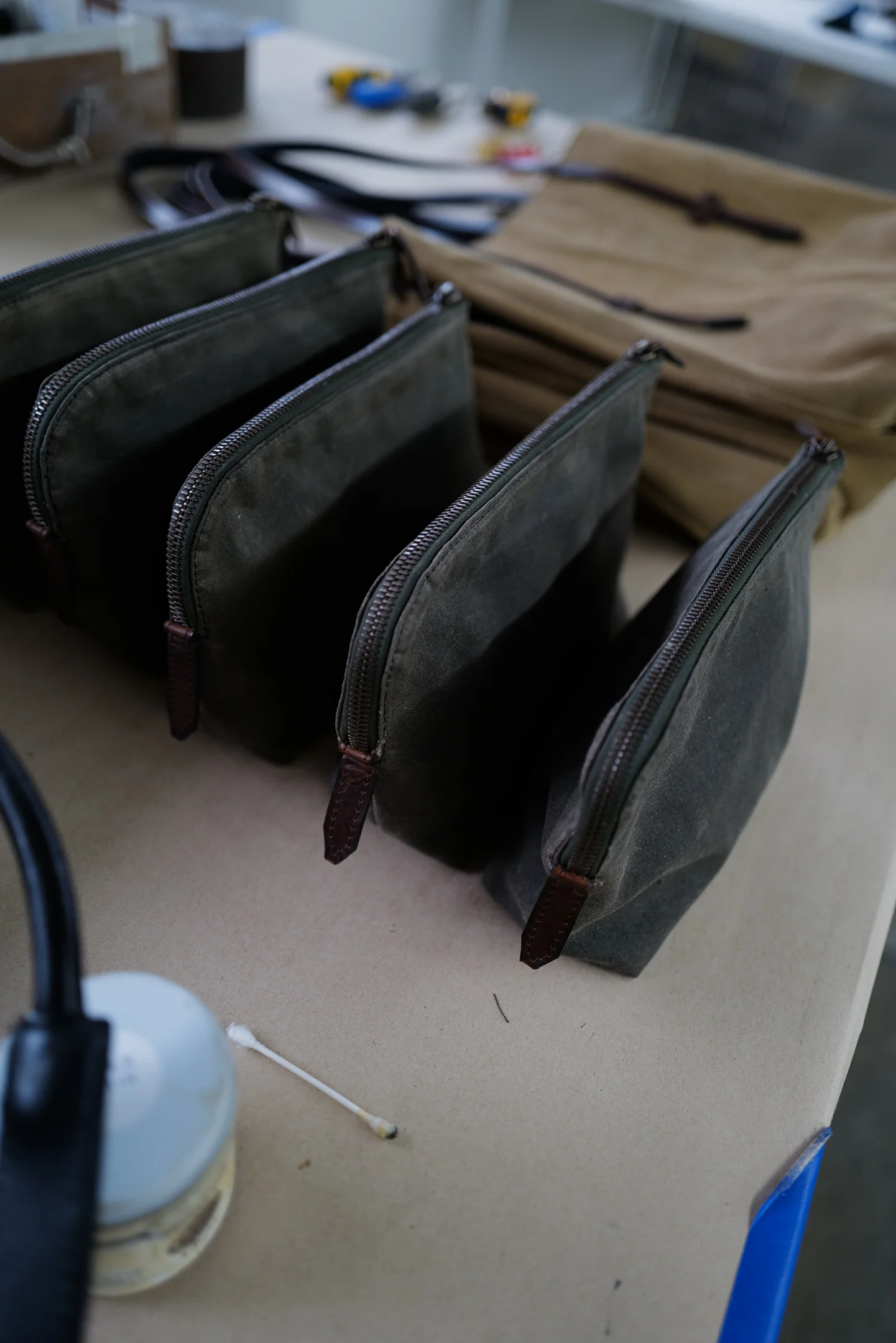 ButterScotch - Carryall Case - Waxed Olive Canvas - Image 7