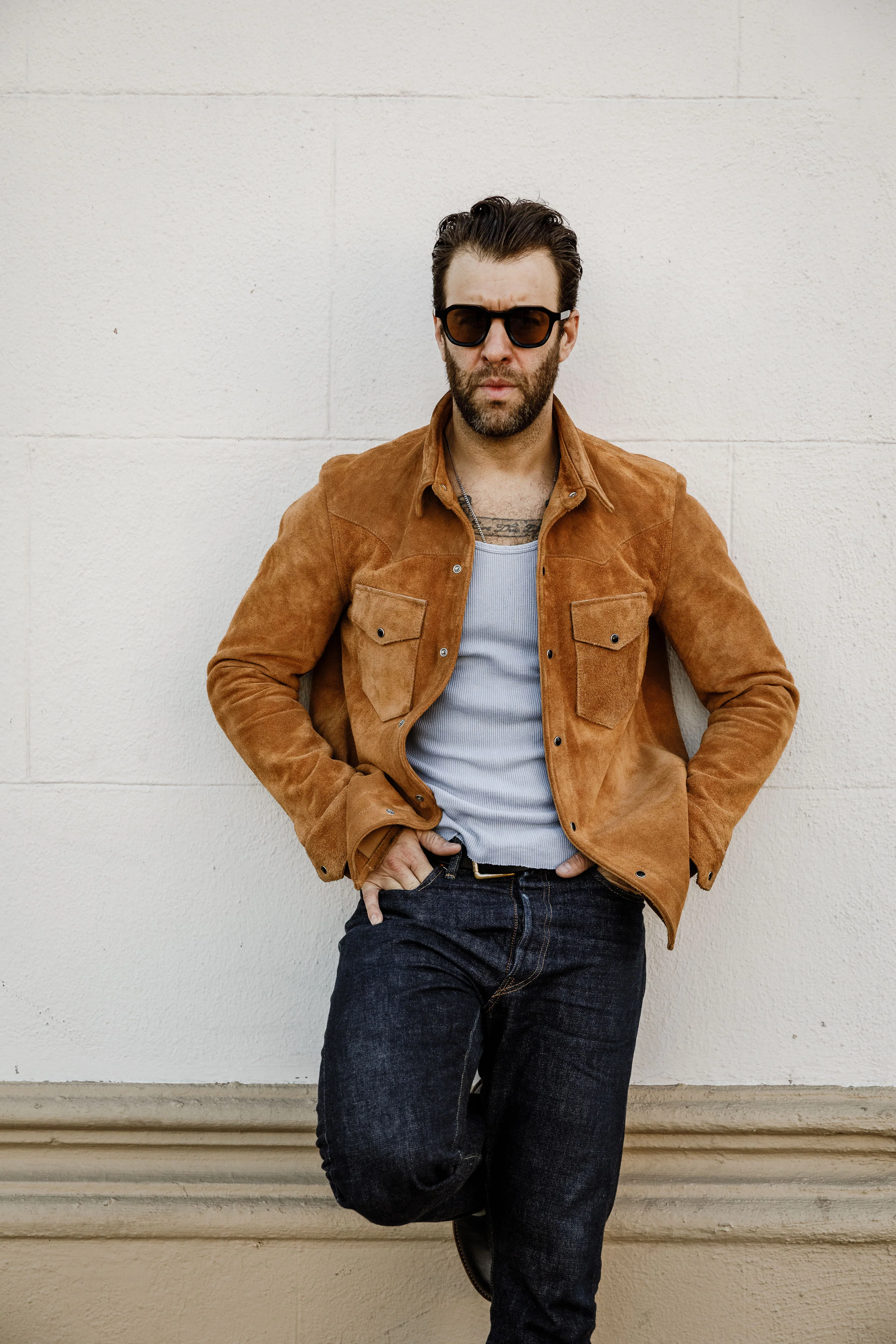 ButterScotch - Rowdy Western Shirt - Tan Roughout - Image 3