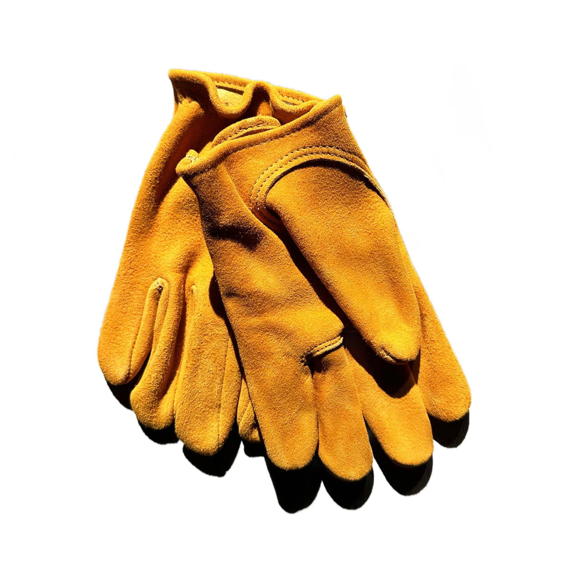 ButterScotch - Short Round Glove - Tan Roughout - Image 2