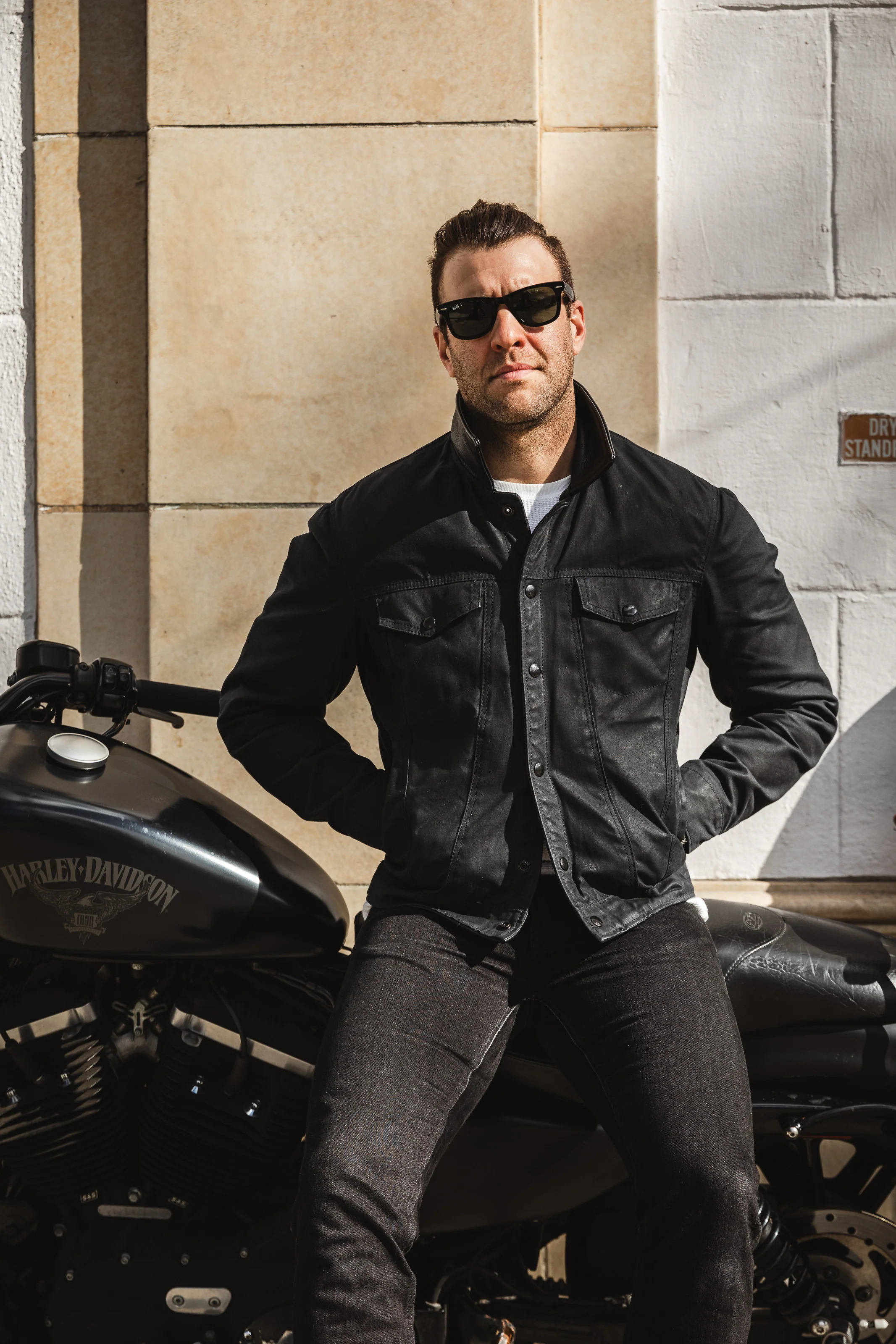 ButterScotch x Vanson - Territory Jacket - Black Waxed Canvas - Image 12
