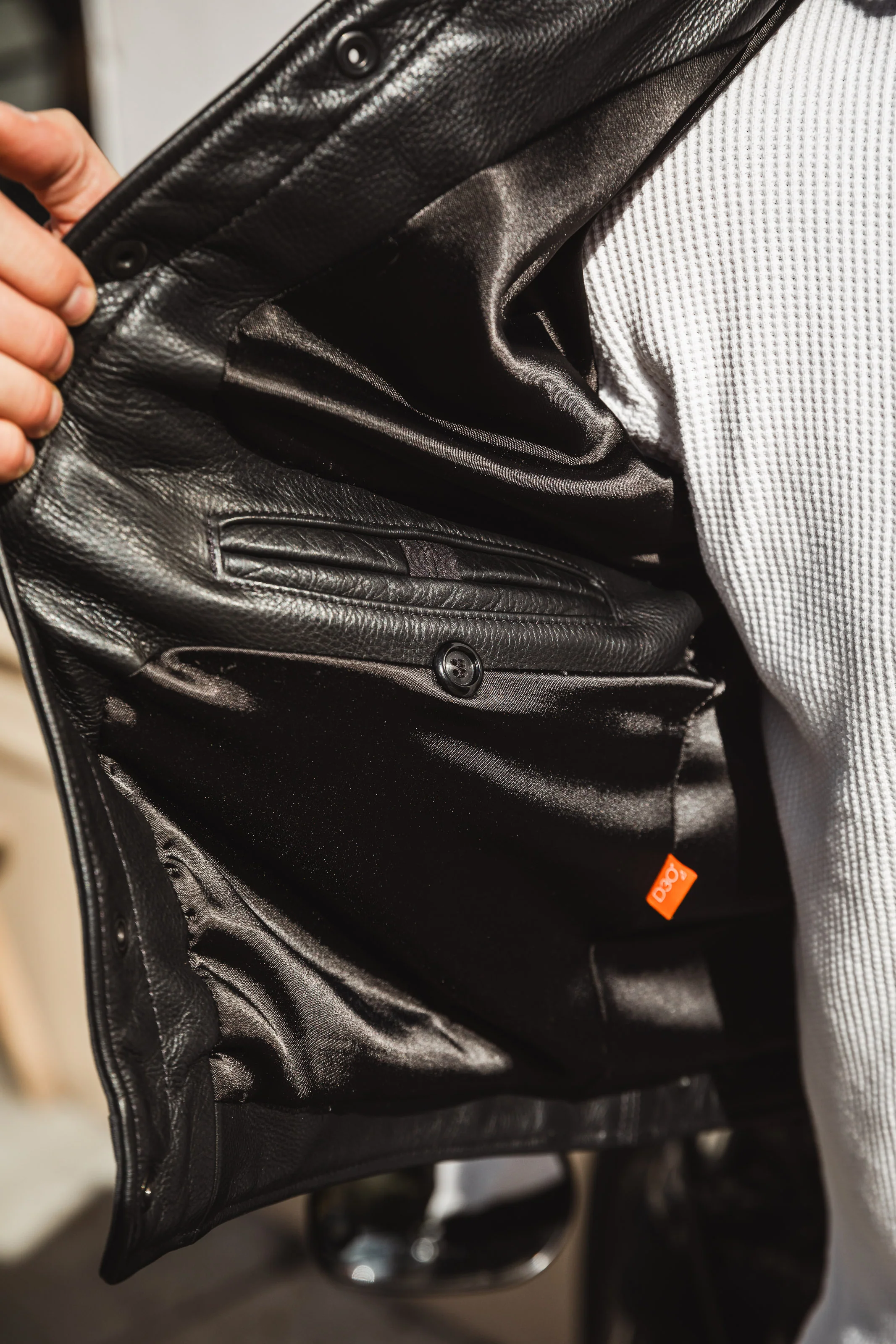 ButterScotch x Vanson - Territory Jacket - Black Waxed Canvas - Image 15