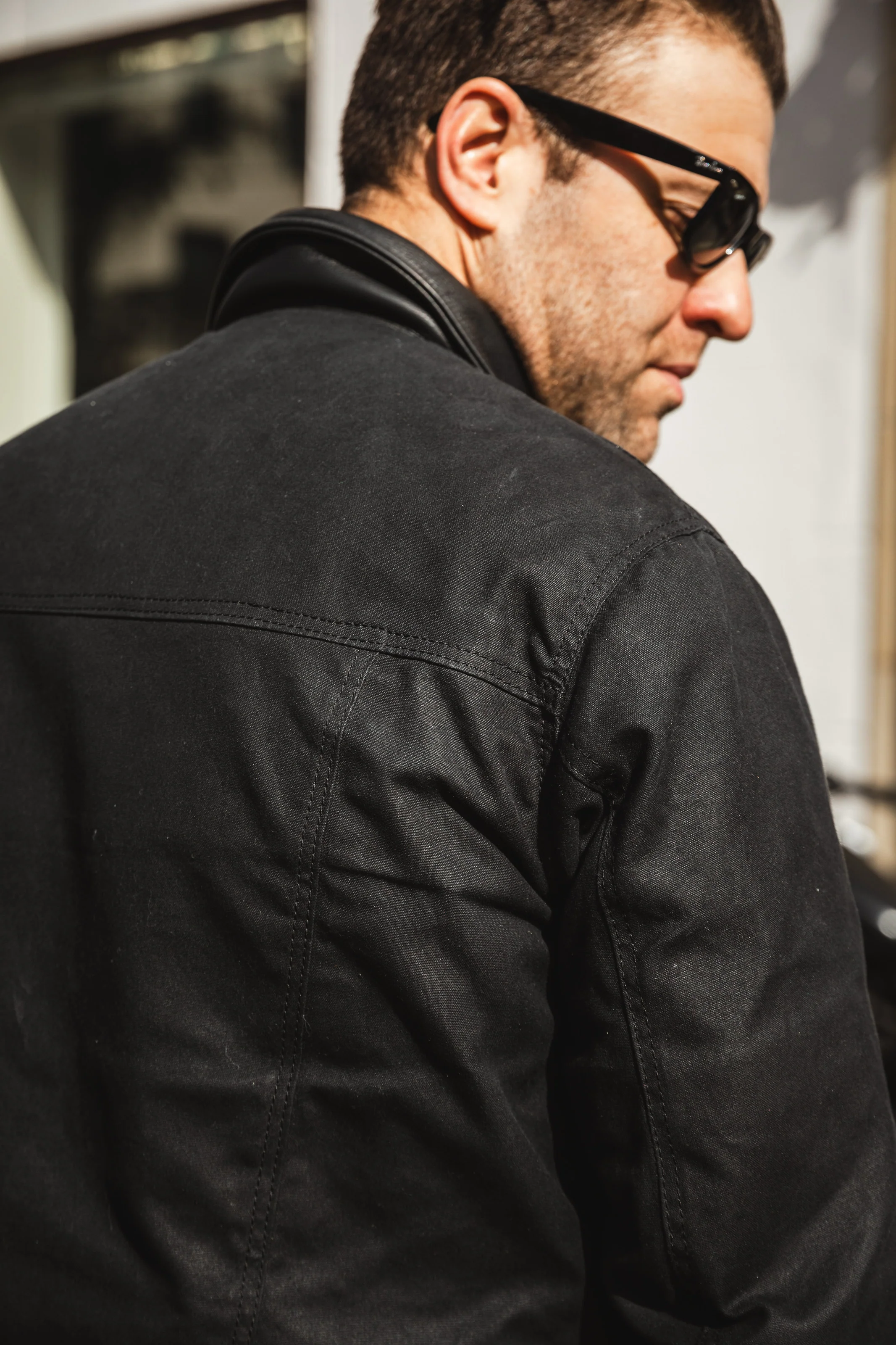 ButterScotch x Vanson - Territory Jacket - Black Waxed Canvas - Image 6