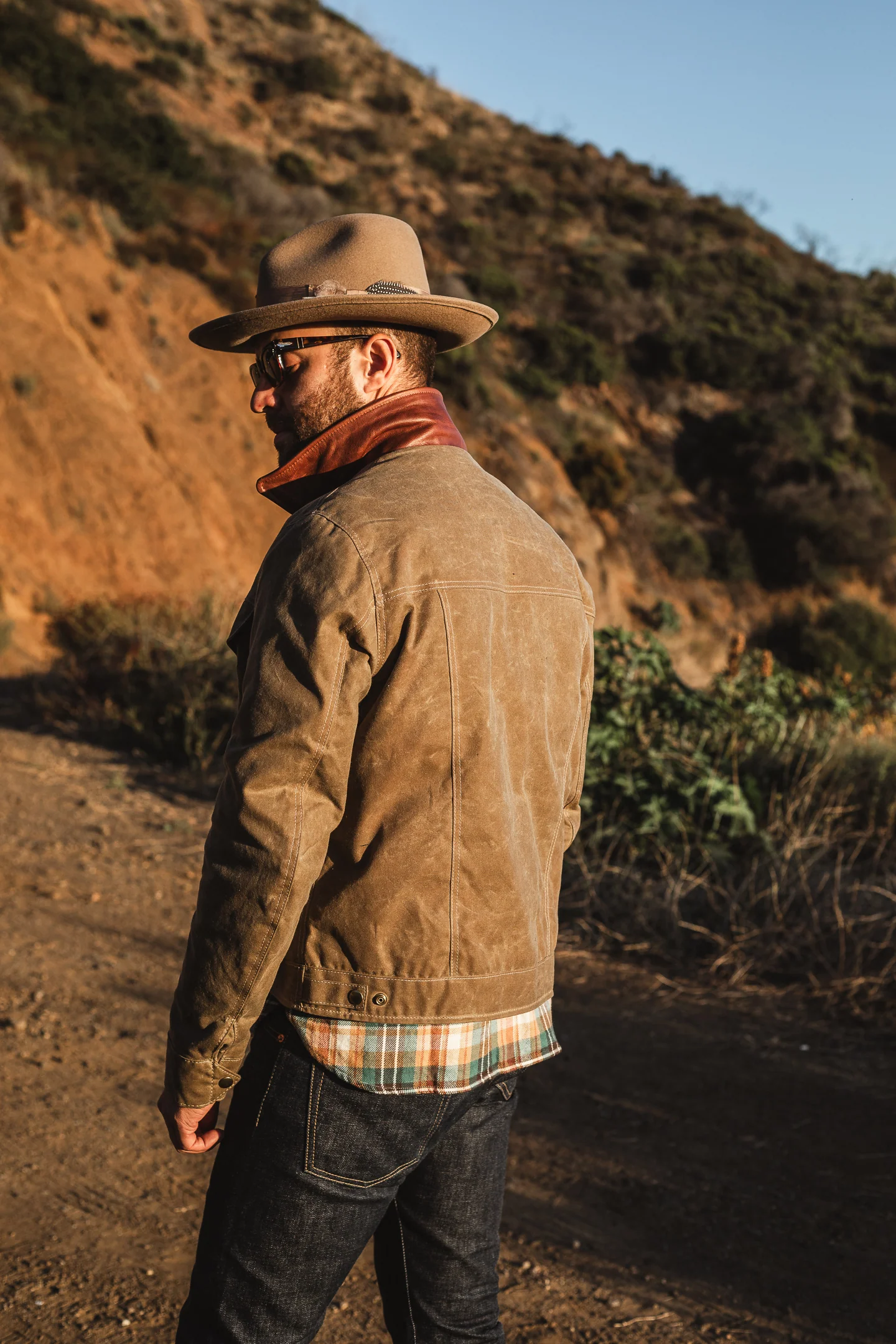 ButterScotch x Vanson - Territory Jacket - Tan Waxed Canvas - Image 12