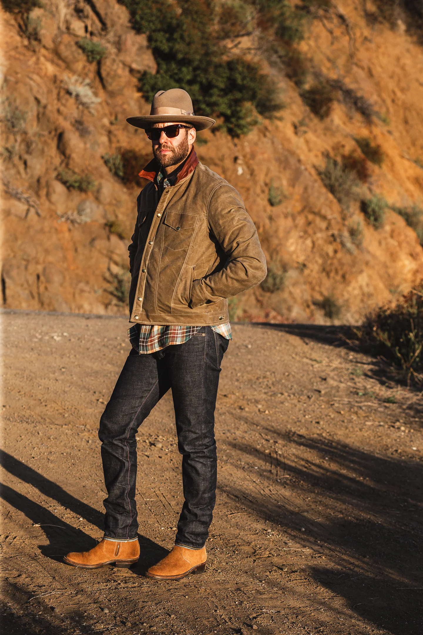 ButterScotch x Vanson - Territory Jacket - Tan Waxed Canvas - Image 13