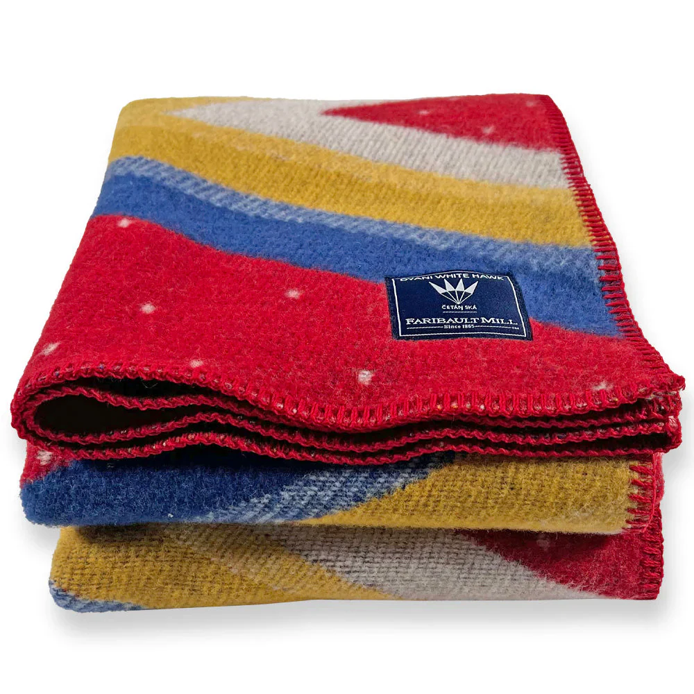 Faribault Mill - Dyani White Hawk Honor Wool Throw - Image 4