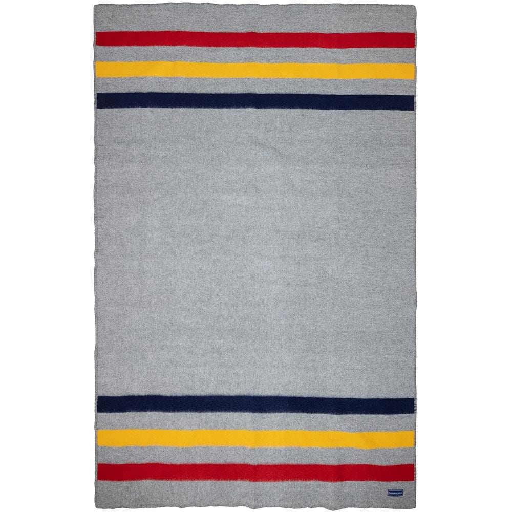 Faribault Mill - Frontier Wool Throw Blanket - Gray - Image 2