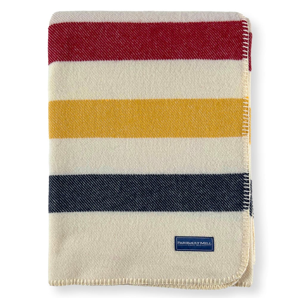 Faribault Mill - Frontier Wool Throw Blanket - Natural - Image 4