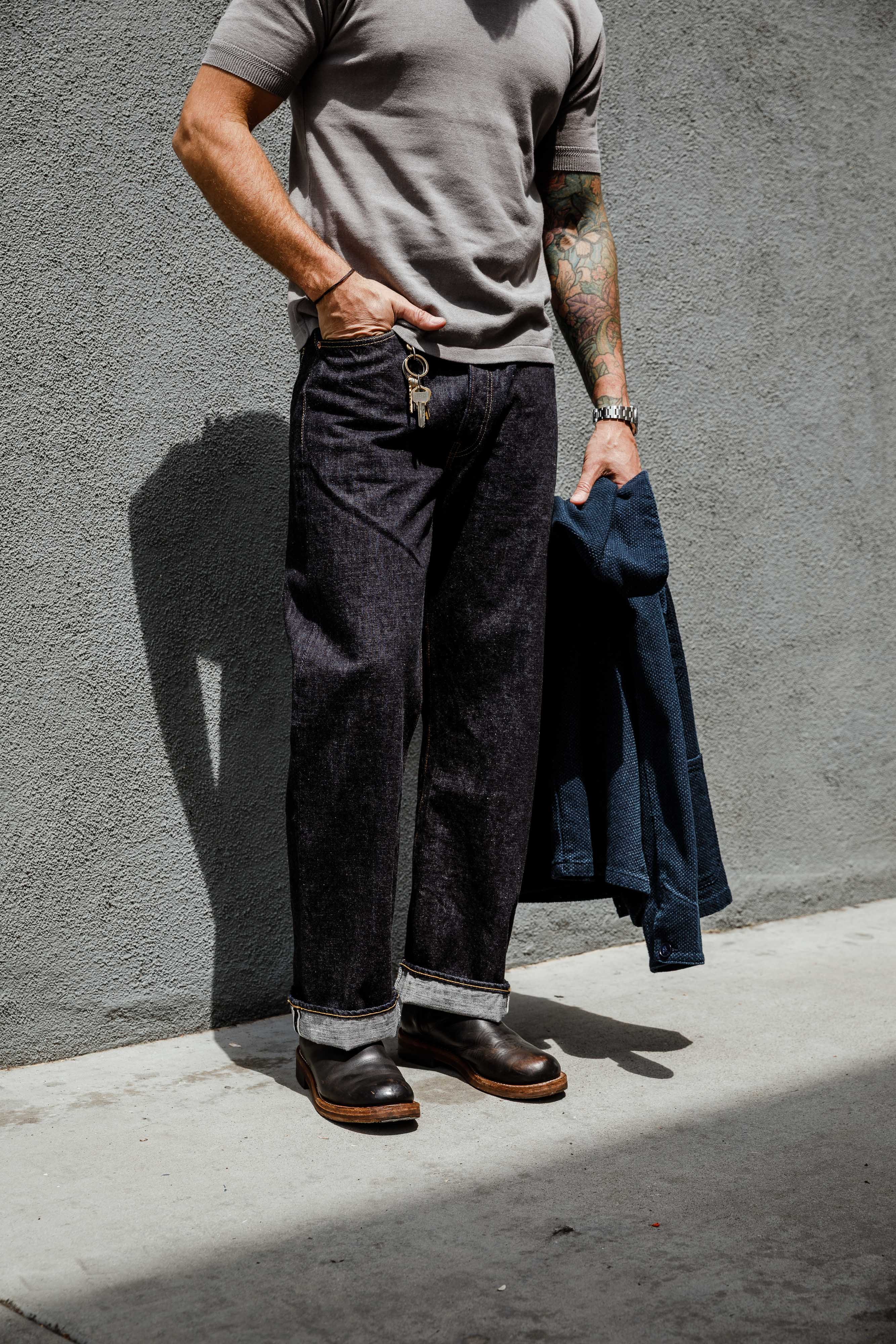 Full Count - 0105XXW Wide Leg - 15.5oz Heavy Selvedge - Image 6