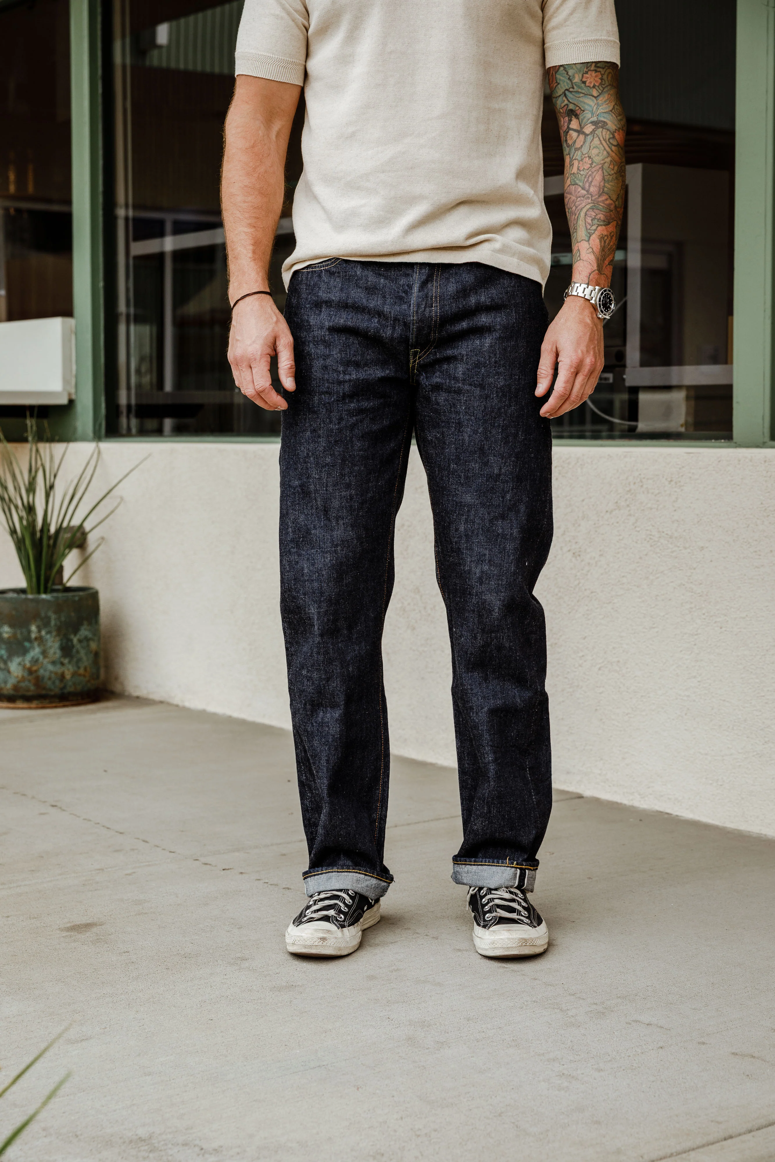 Full Count - 1101W Straight Leg - 13.75oz Selvedge (One Wash) - Image 3