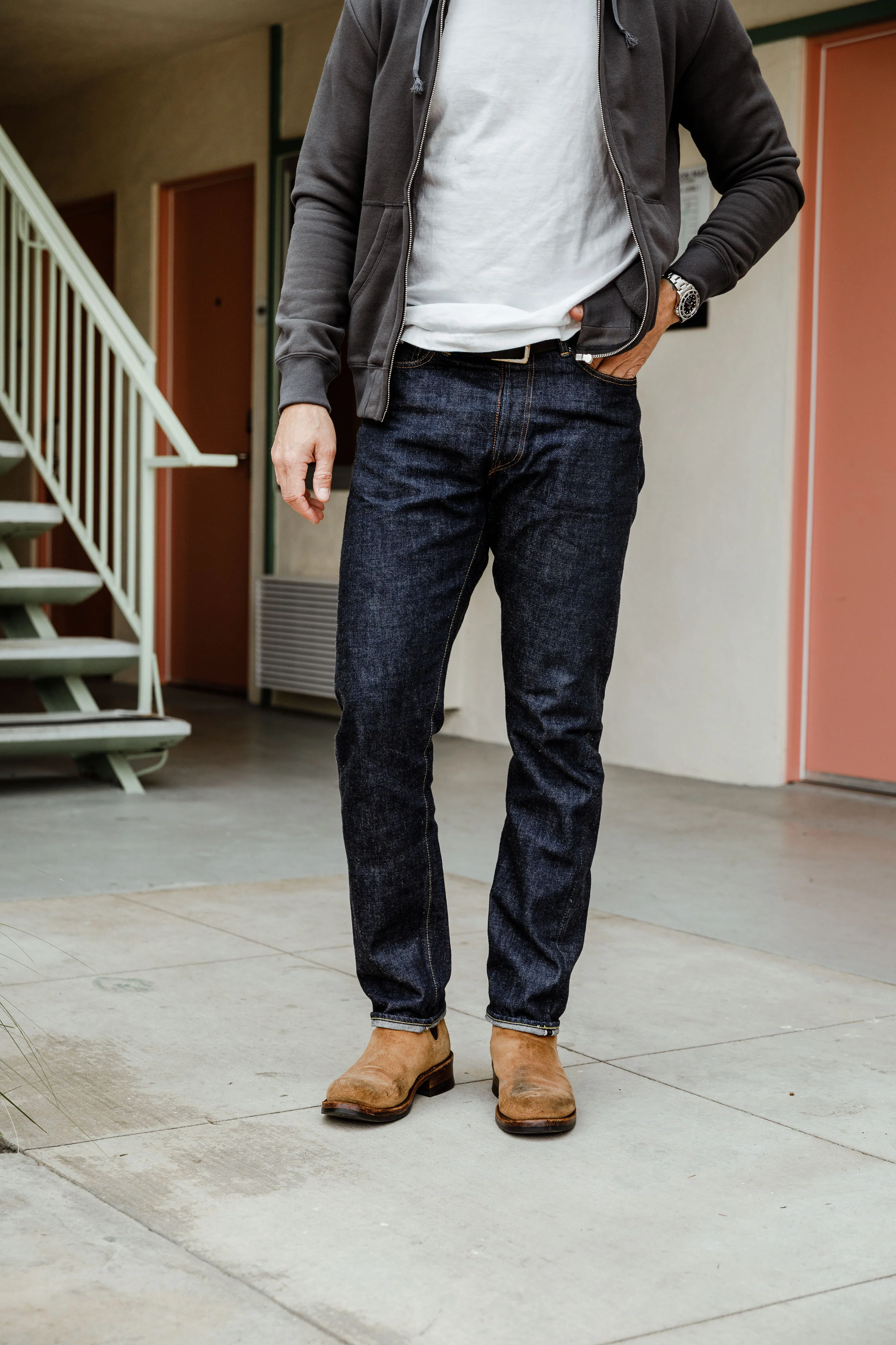 Full Count - 1110W Tapered Fit - 13.75oz Selvedge (One Wash) - Image 5