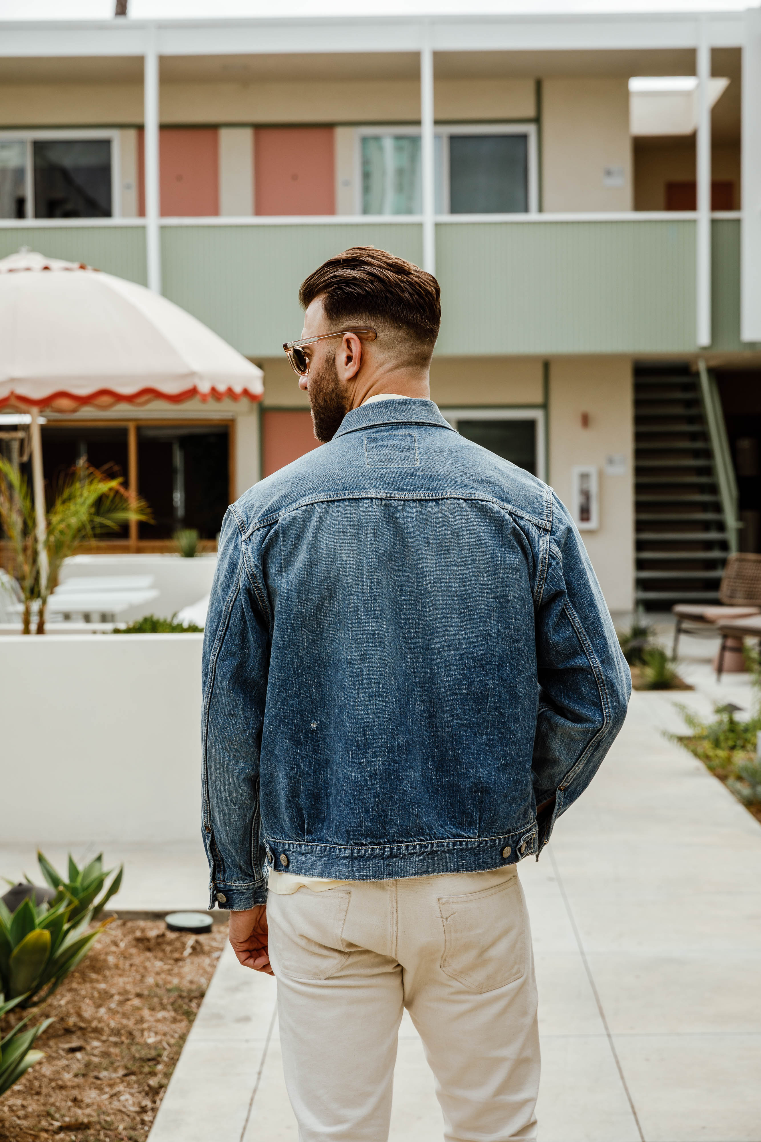 Full Count - 2102 Type 2 Denim Jacket - Dartford Washed Indigo - Image 4